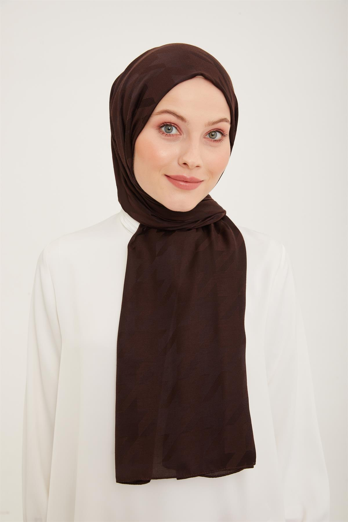 Armine Trend Ruby Şal - 2 - Acı Kahve 129