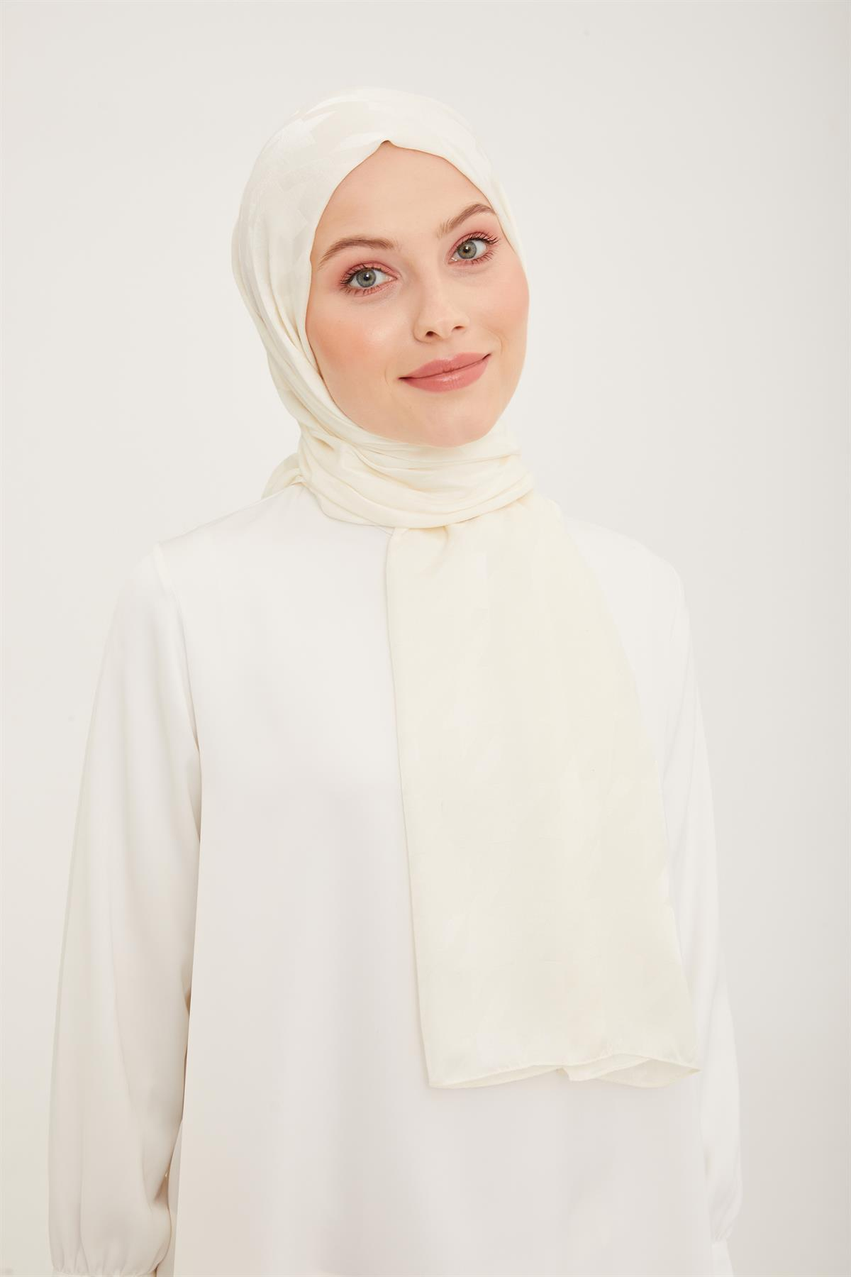 Armine Trend Ruby Şal - 2 - Beyaz 100