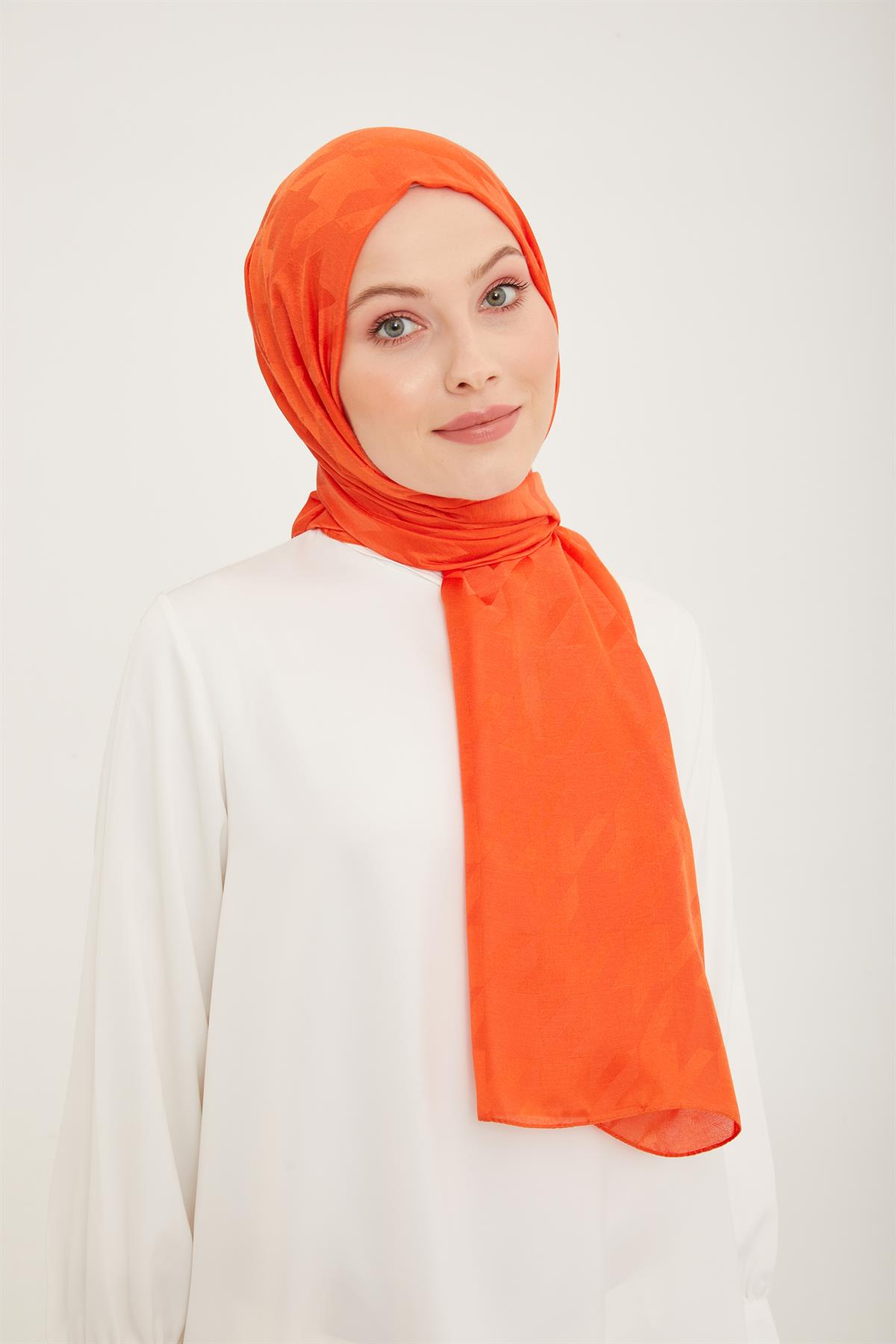 Armine Trend Ruby Şal - 2 - Turuncu 11