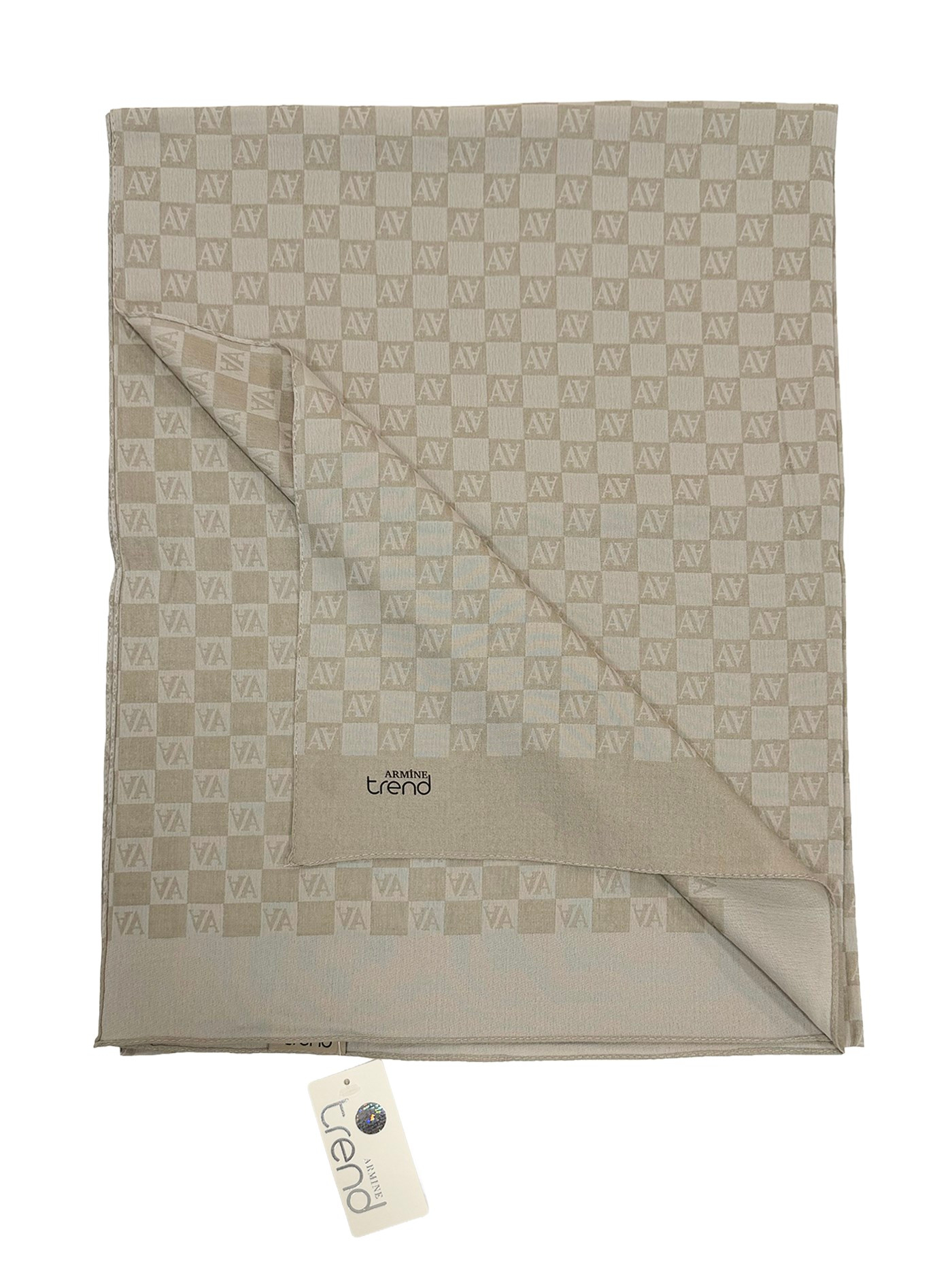 Armine Trend Ultra Light Şal - 18 - Açık Bej 24011