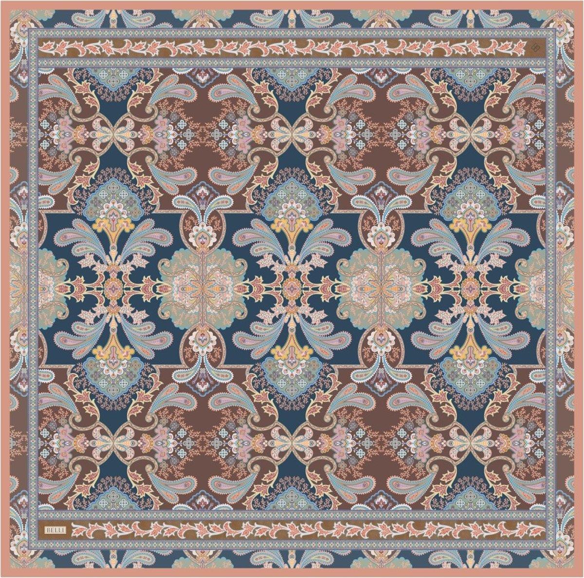 Belli İpek Eşarp - 4304-31 Pudra Twill
