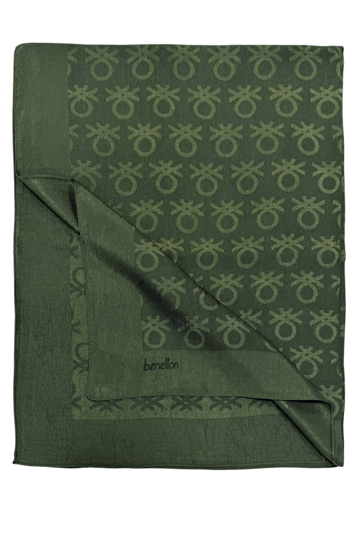 Benetton Lyocell Şal - Roma - Haki