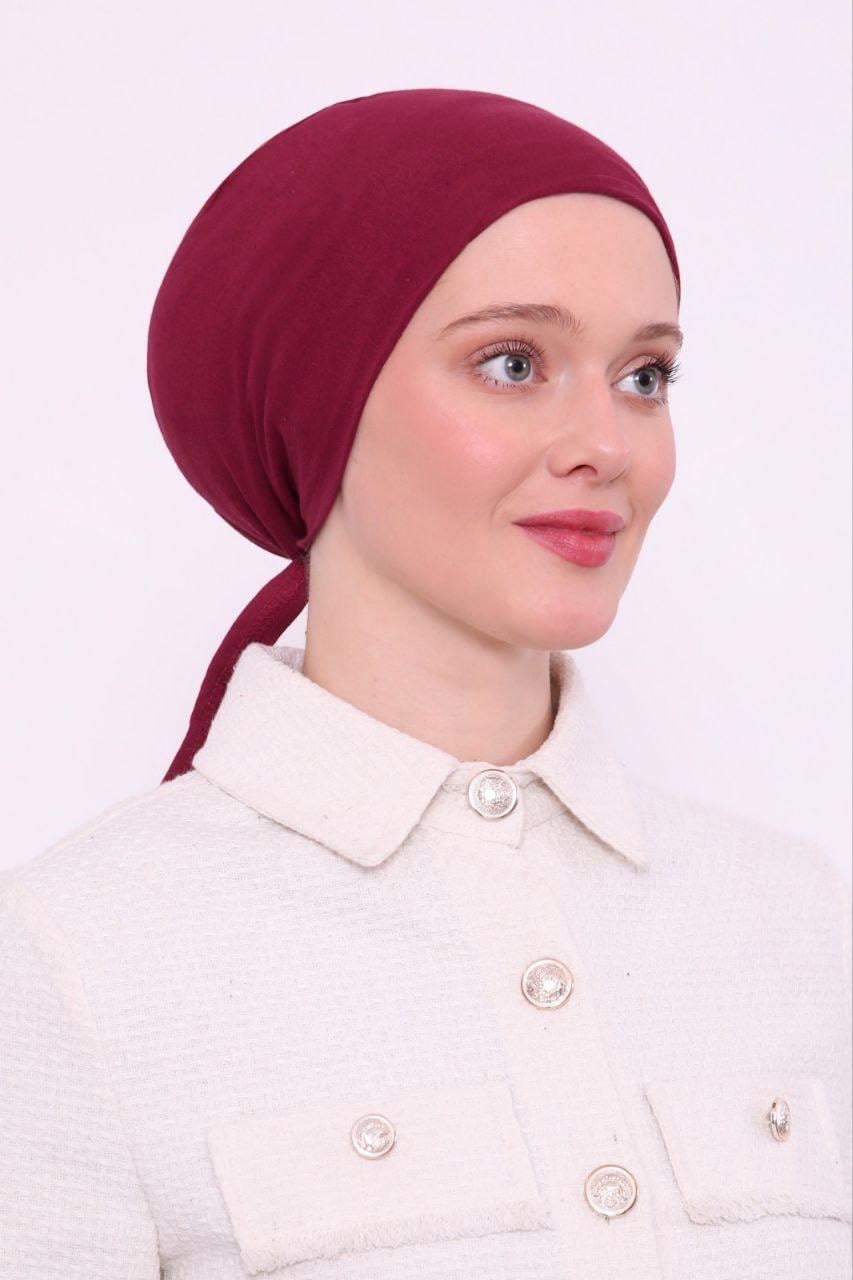 Dikişsiz Bone - Bordo