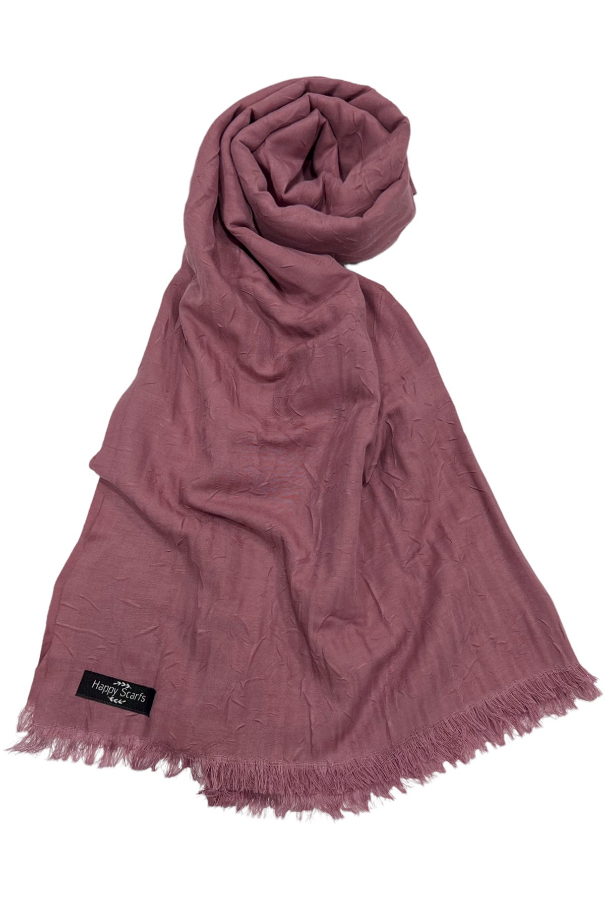Happy Scarfs Bambu Şal - Gül Kurusu