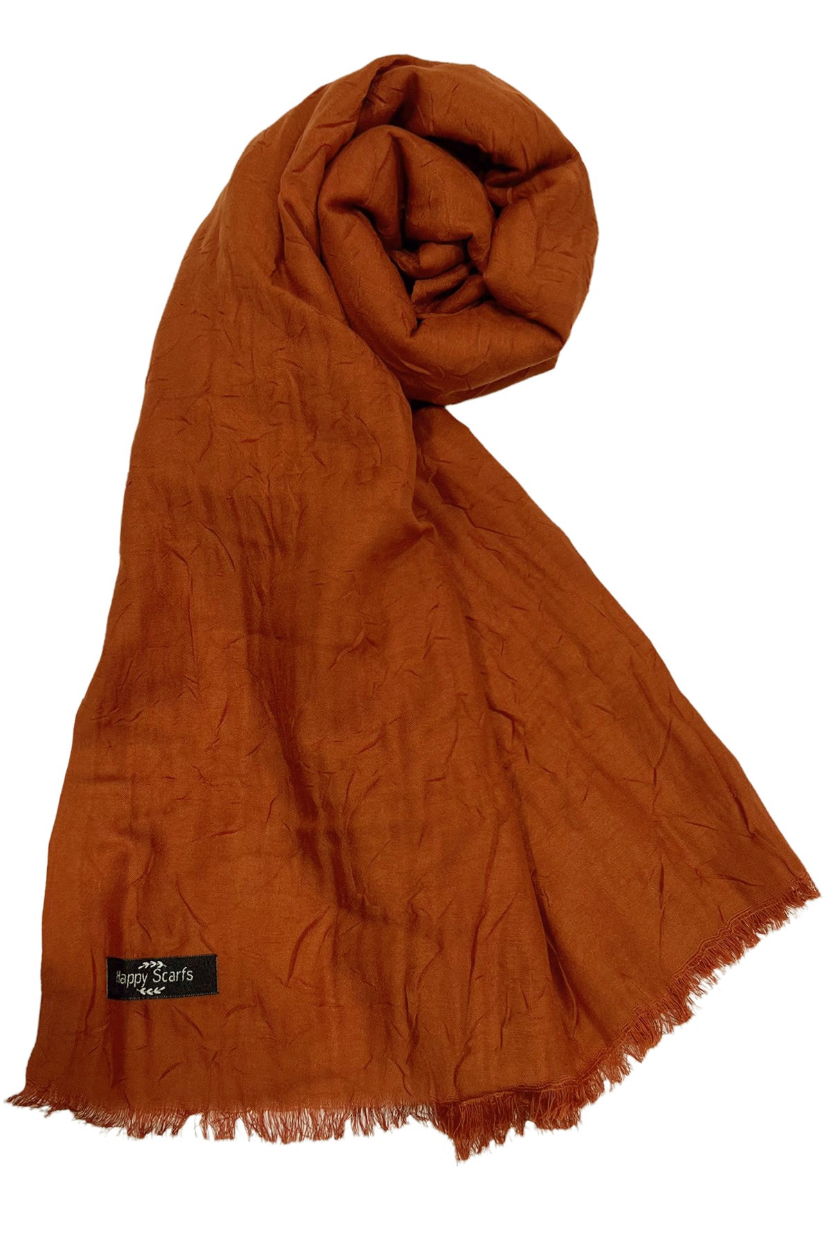 Happy Scarfs Bambu Şal - Kiremit
