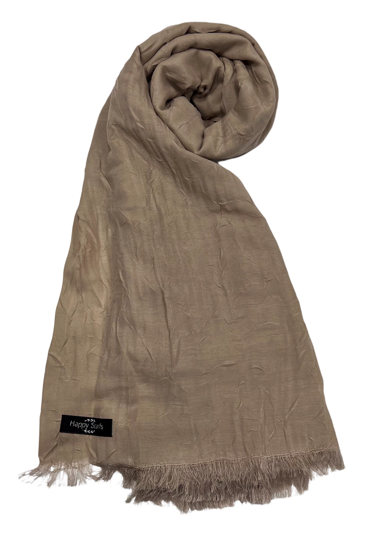 Happy Scarfs Bambu Şal - Soft Vizon