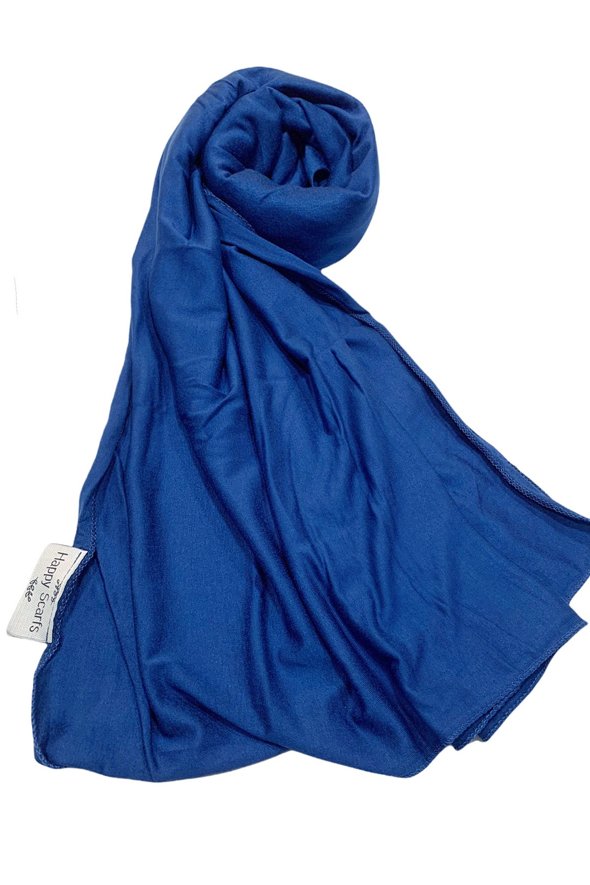Happy Scarfs Penye Şal - Saks Mavi