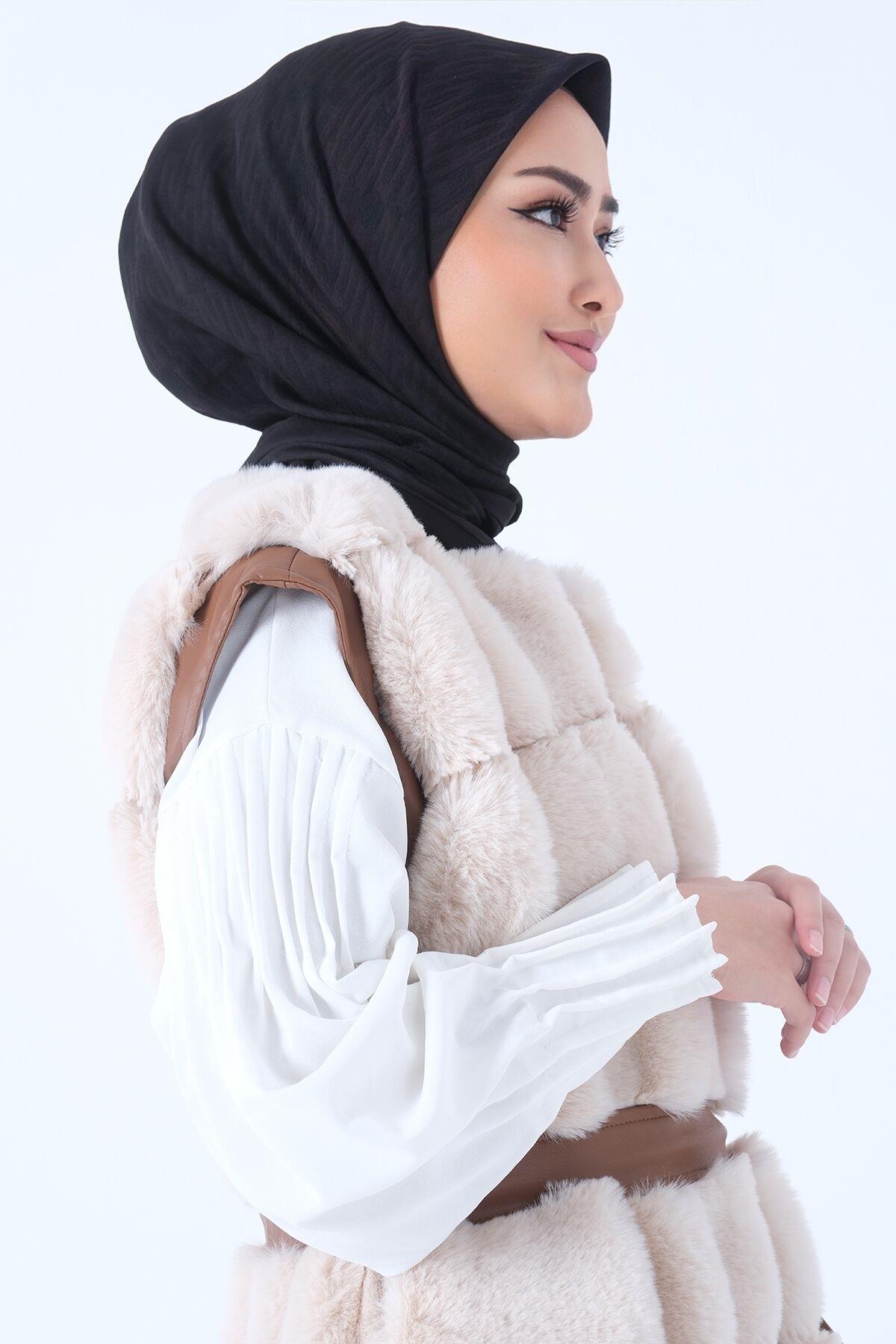 Harem Scarf Viskon Eşarp - İdil - Siyah