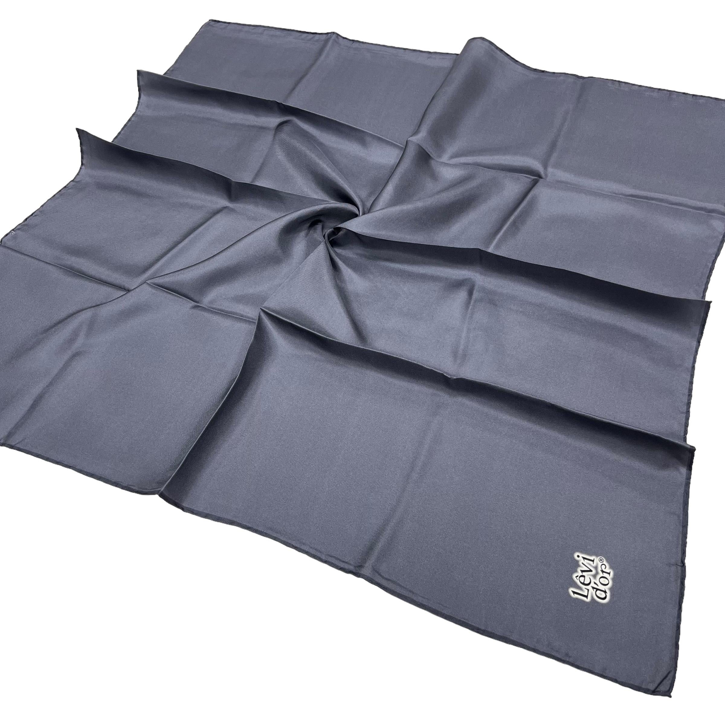 Levidor Düz Twill İpek Eşarp - Erguvan