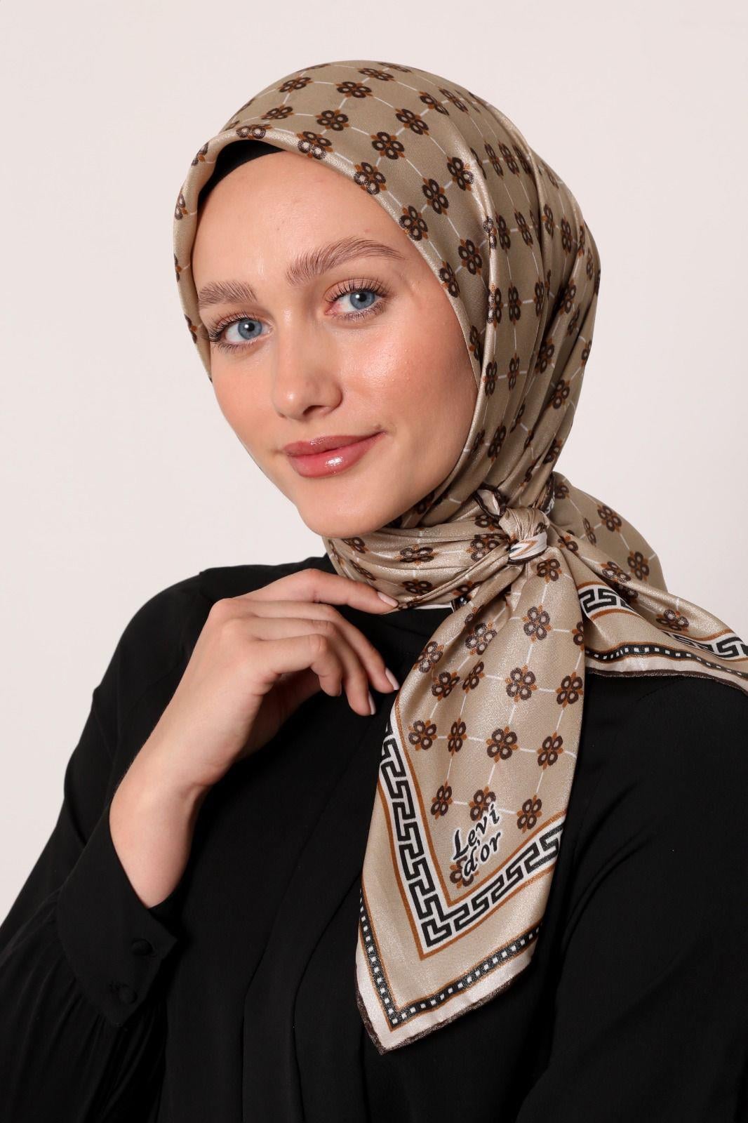 Levidor Kristal Eşarp - 1425 - Camel