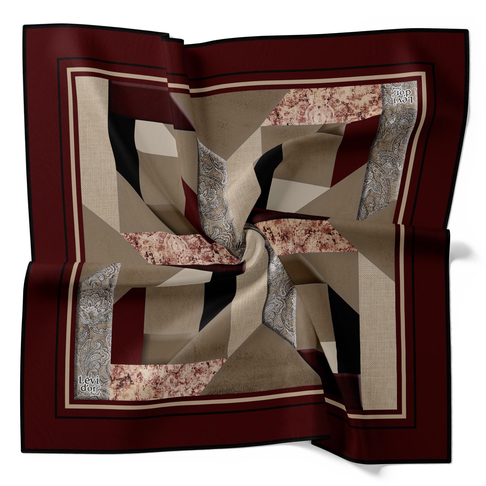 Levidor Trend Eşarp - 18978-08 Bordo