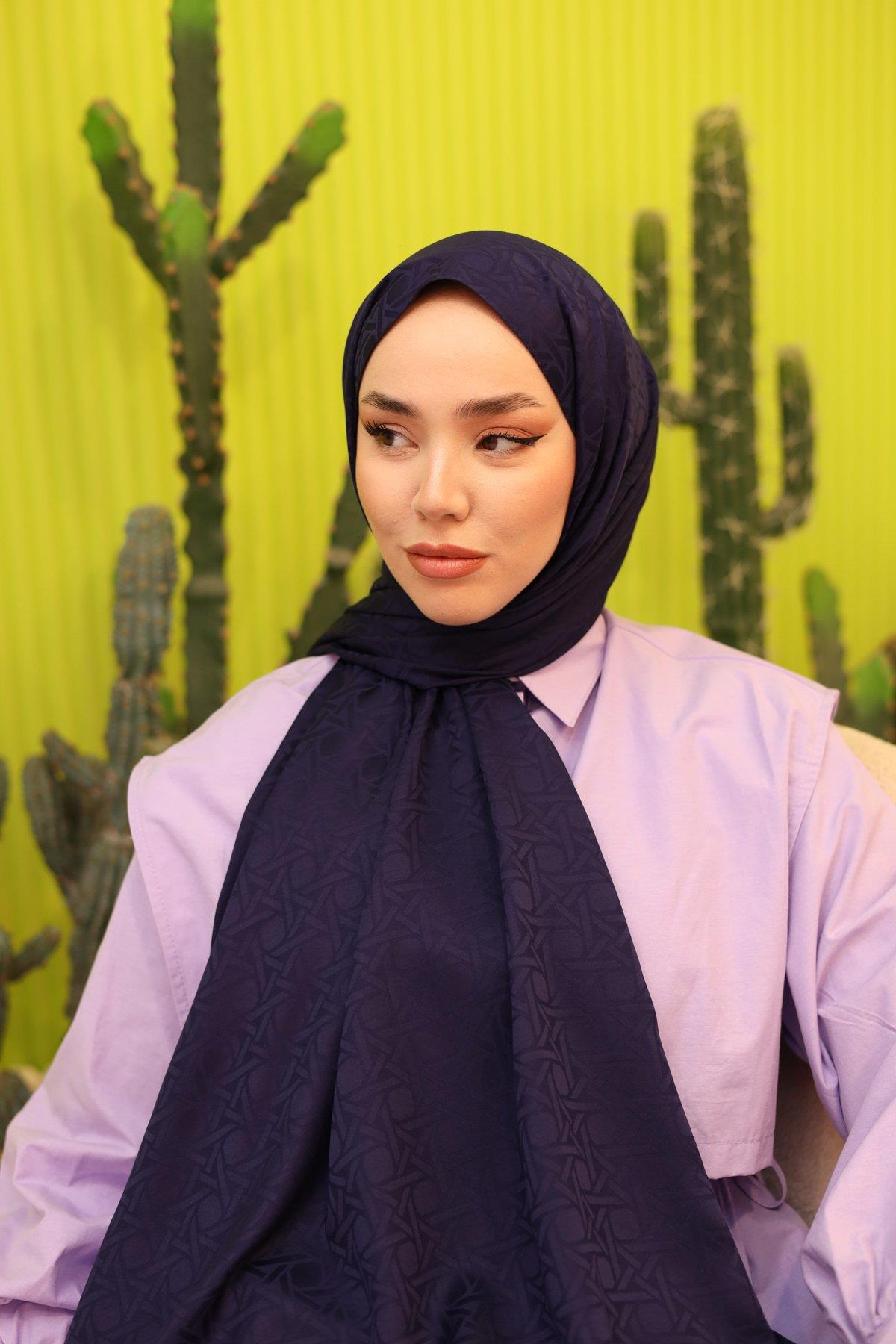 Silk Home Deluxe Şal - Morcivert