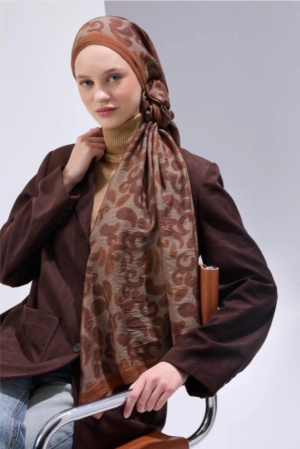 Silk Home Mayda Şal - 81016-08 Taba
