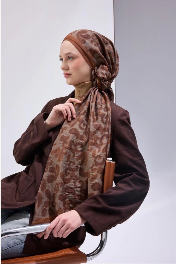 Silk Home Mayda Şal - 81016-08 Taba