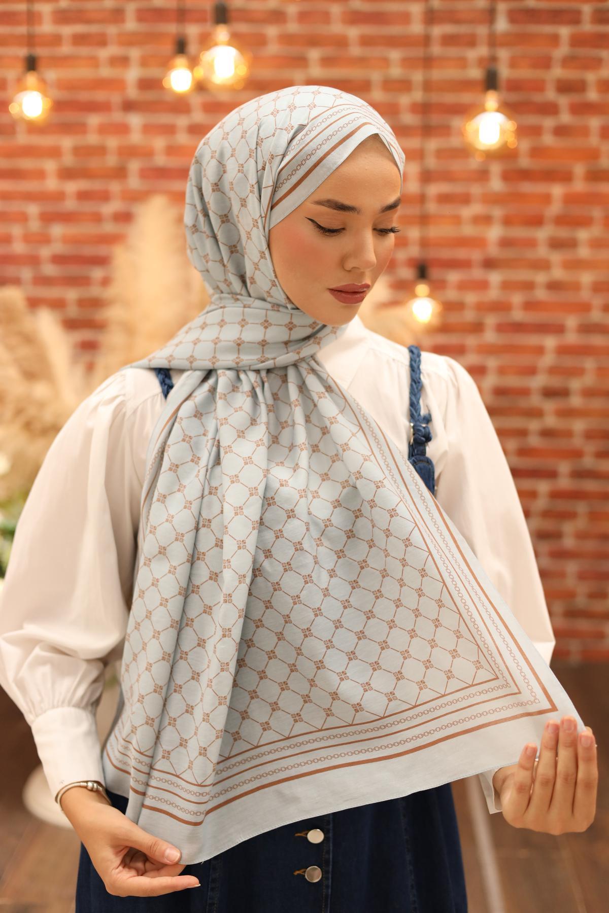 Silk Home Olinda Şal - 49005 - Mavi Taba