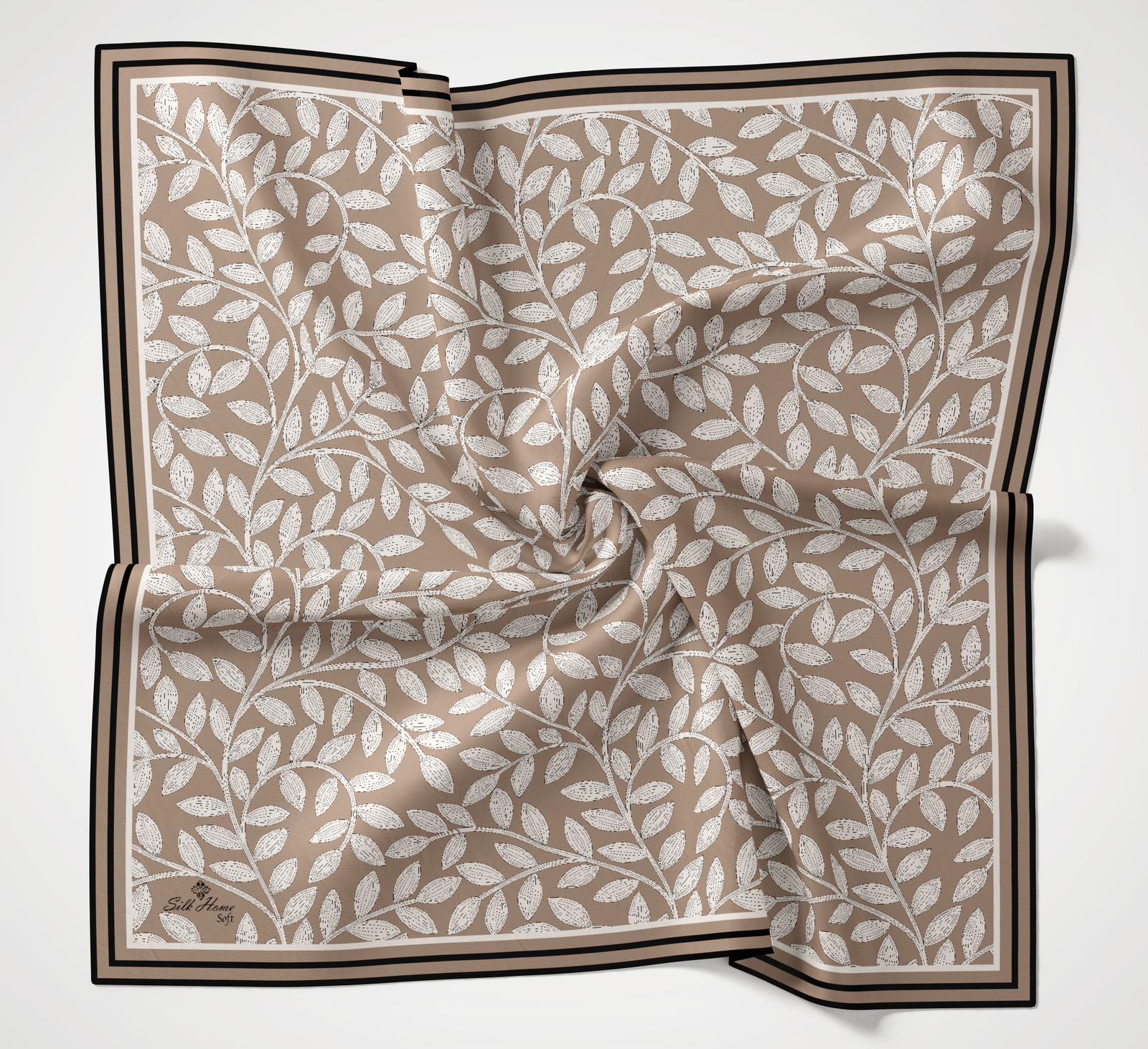 Silk Home Soft Eşarp - 1040 - Vizon