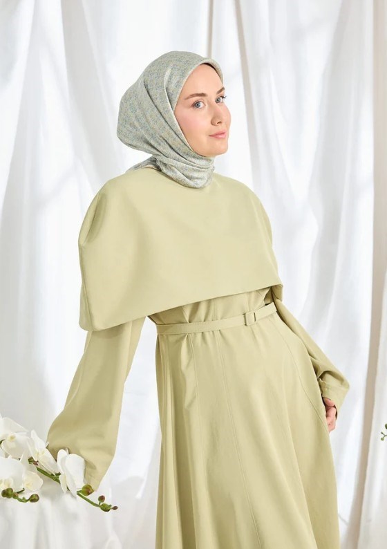 Silk Home Twill İpek Eşarp - 11540-11 Mavi Gri