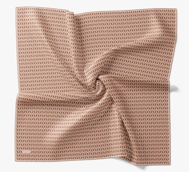 Silk Home Twill İpek Eşarp - 11547-01 Sütlü Kahve