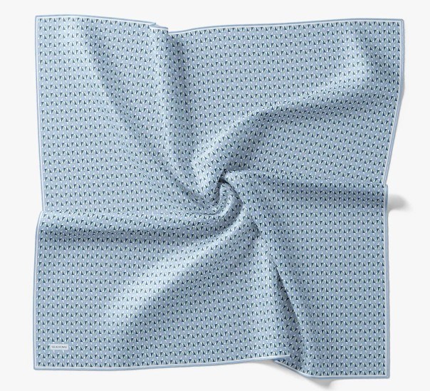 Silk Home Twill İpek Eşarp - 11547-06 Mavi