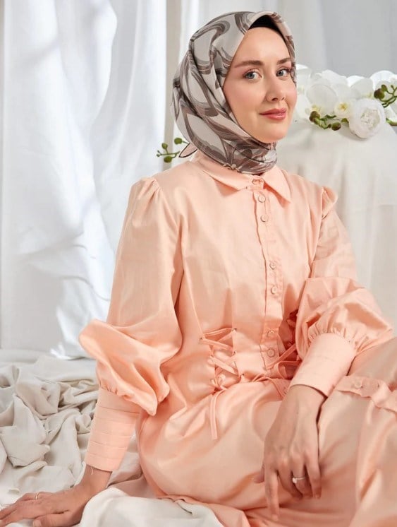 Silk Home Twill İpek Eşarp - 11548-02 Koyu Gri