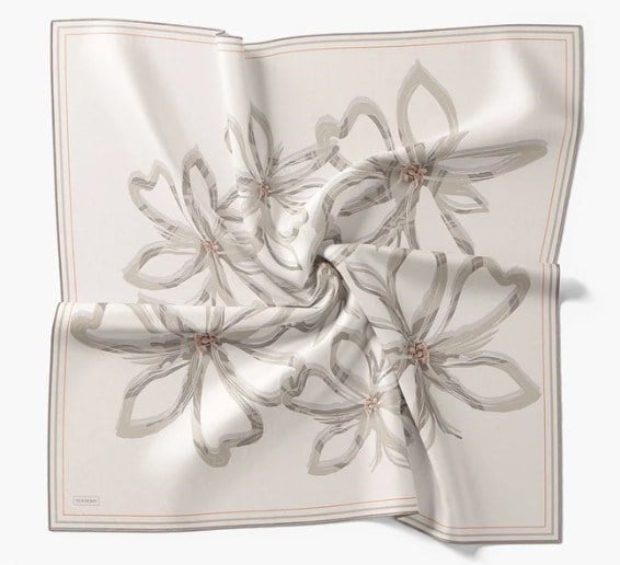 Silk Home Twill İpek Eşarp - 11548-11 Taş