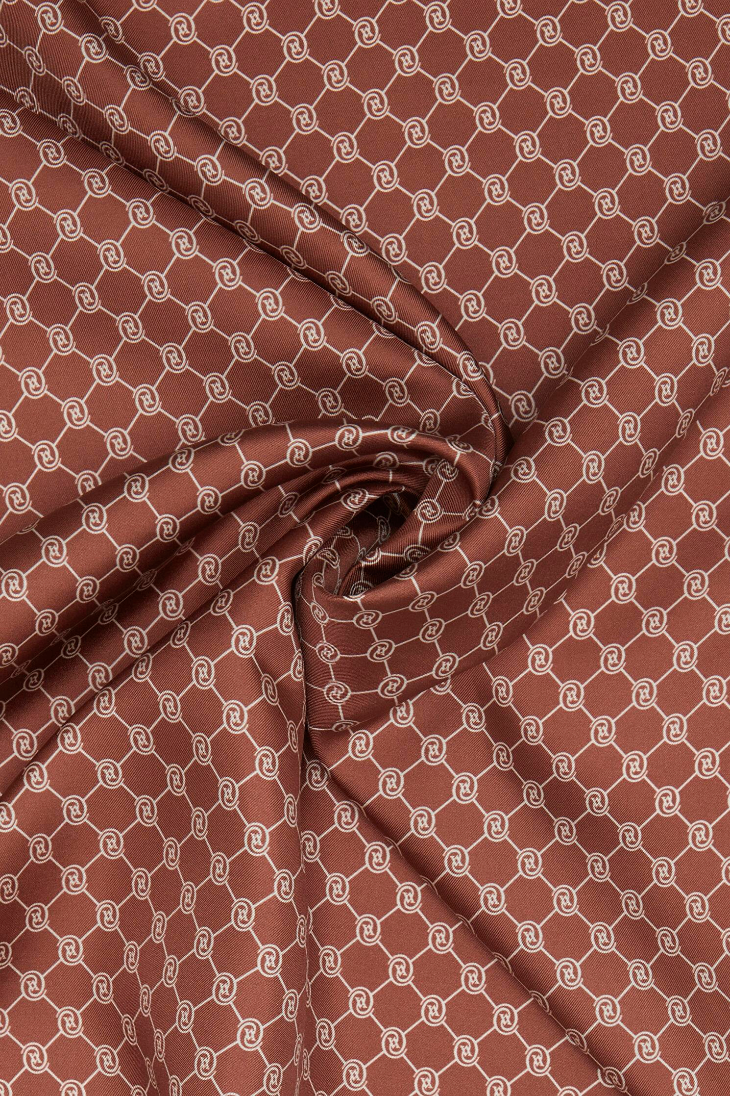 Vakko Twill İpek Eşarp - Özel Seri - Bakır