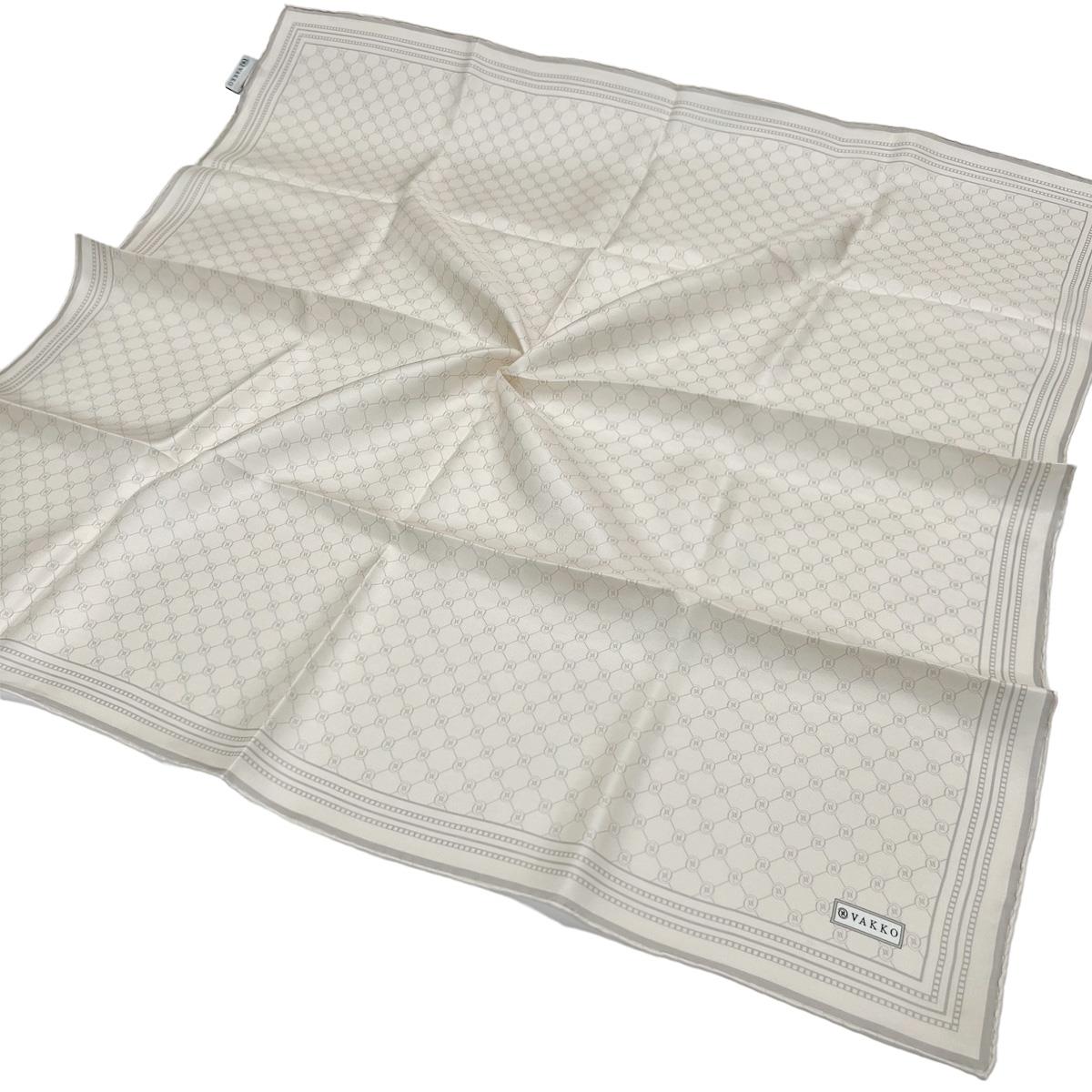 Vakko Twill İpek Eşarp - Özel Seri - Soft Krem