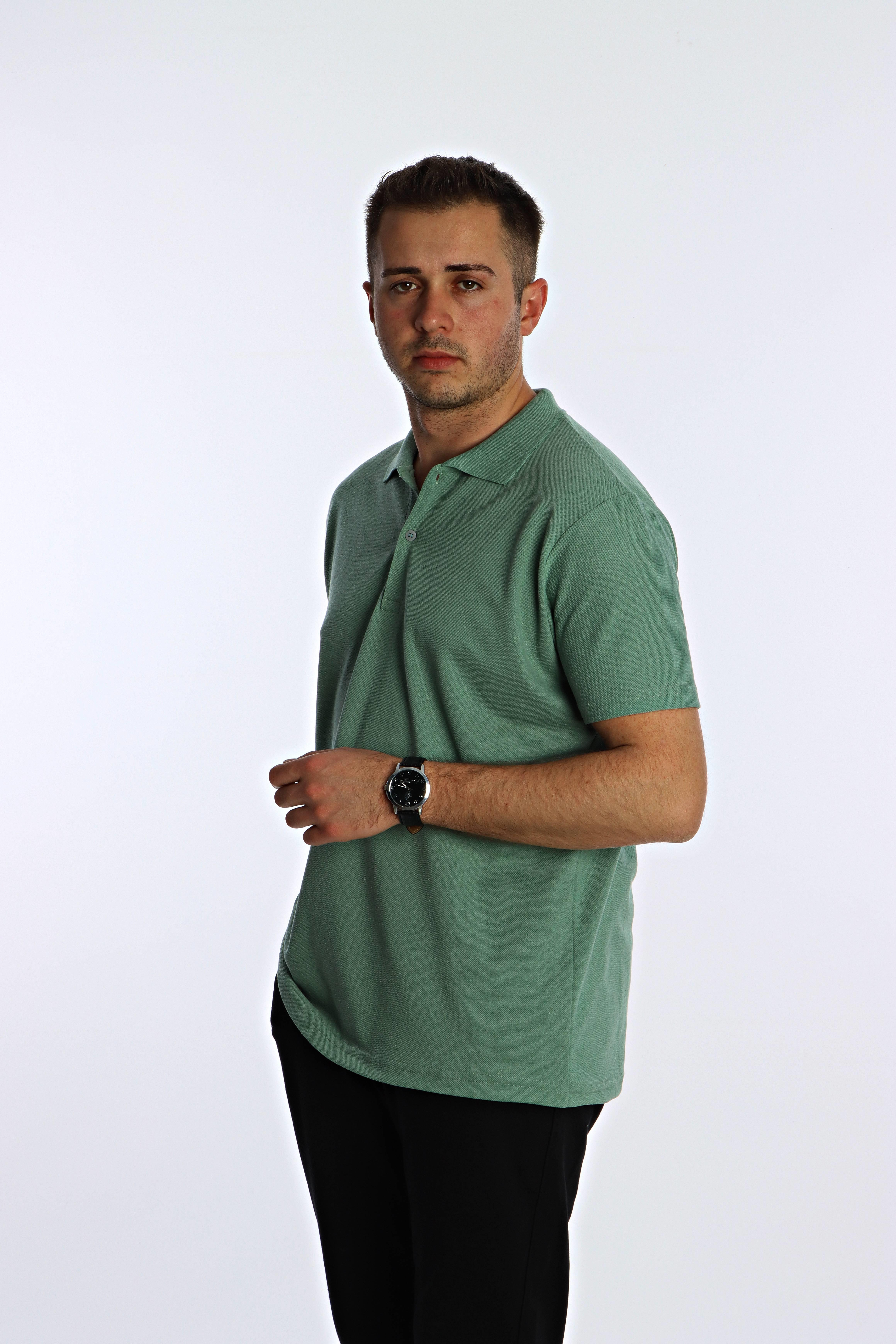 Betep Polo Yaka Tşört Mint Yeşili