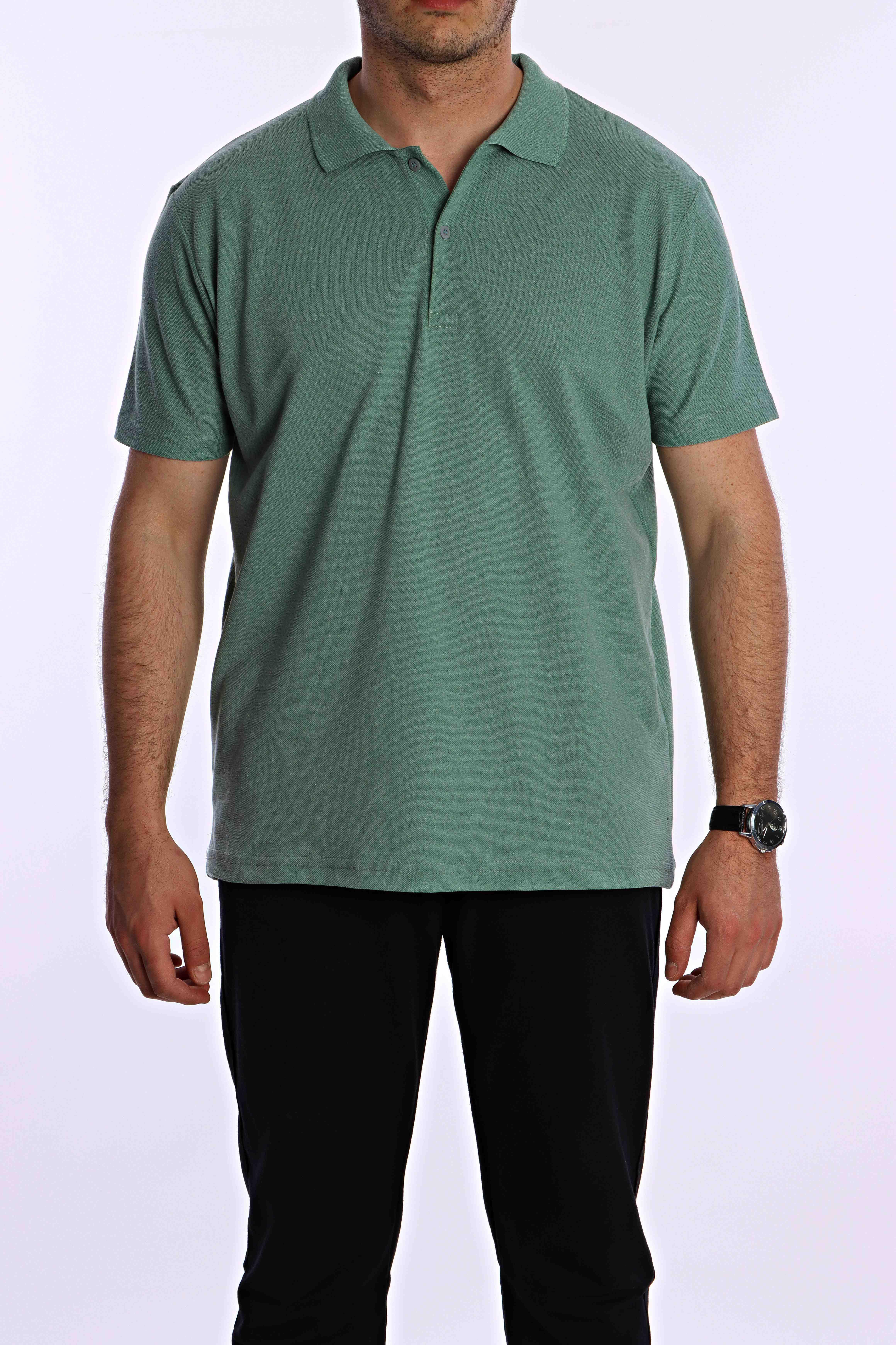 Betep Polo Yaka Tşört Mint Yeşili