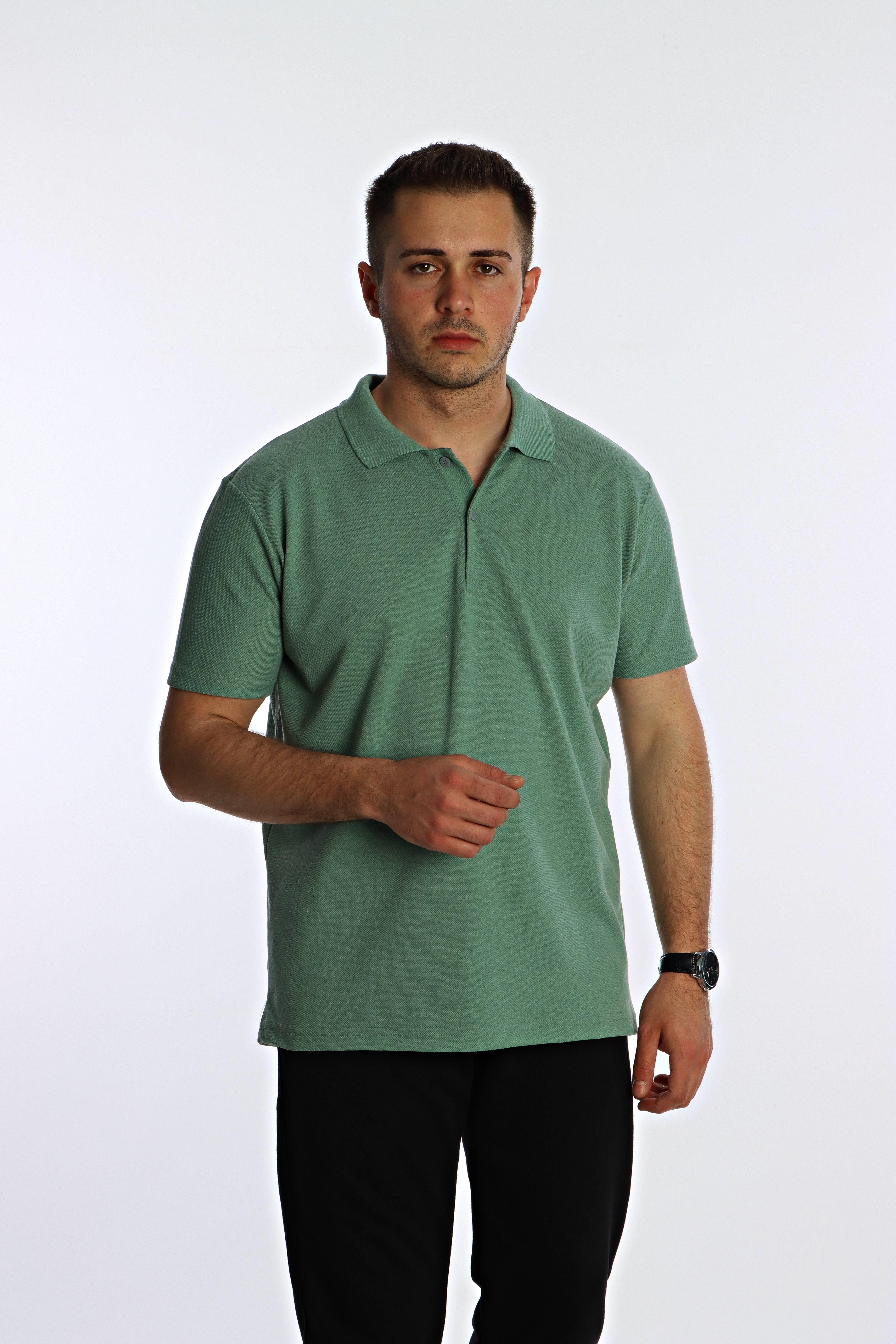 Betep Polo Yaka Tşört Mint Yeşili
