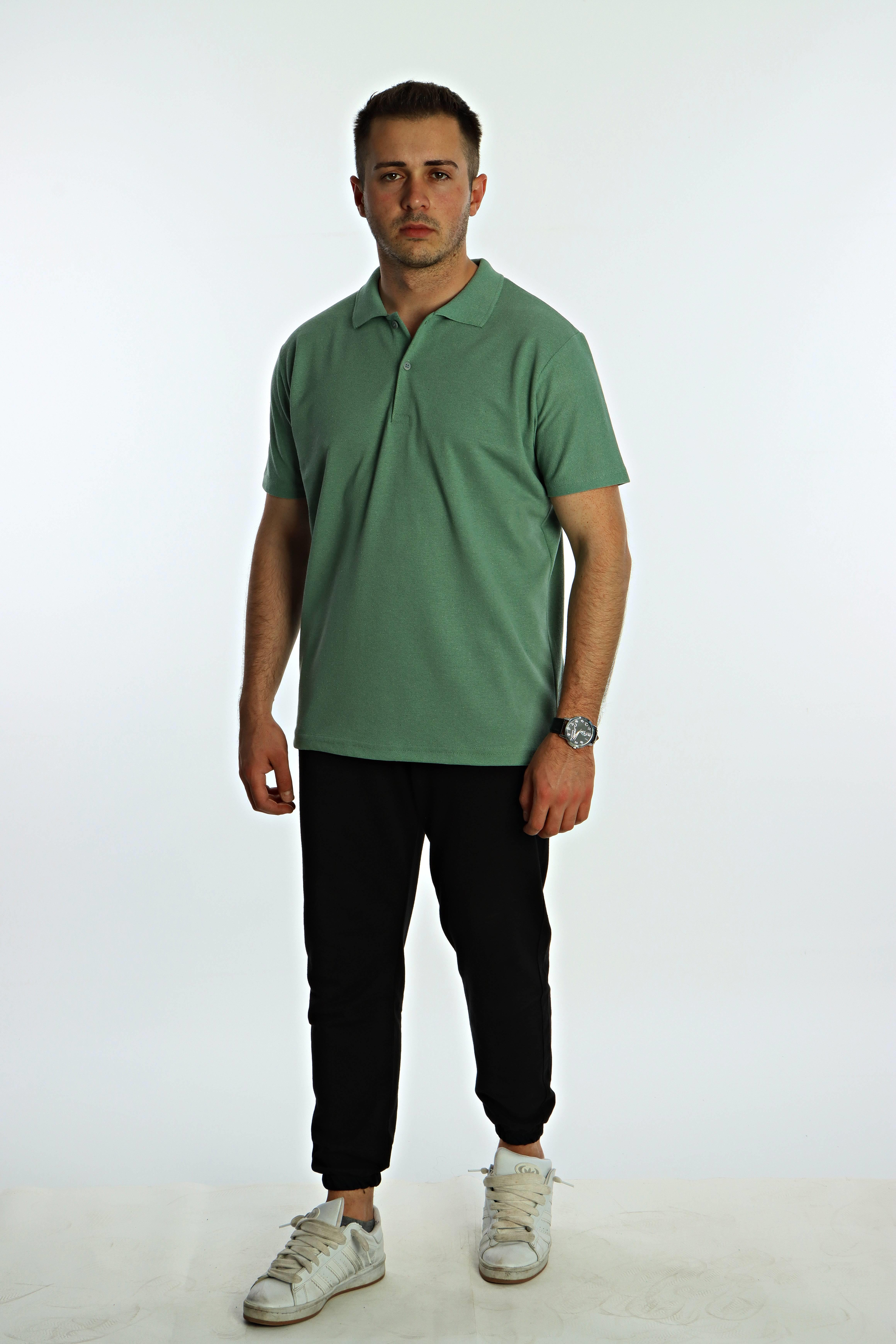 Betep Polo Yaka Tşört Mint Yeşili