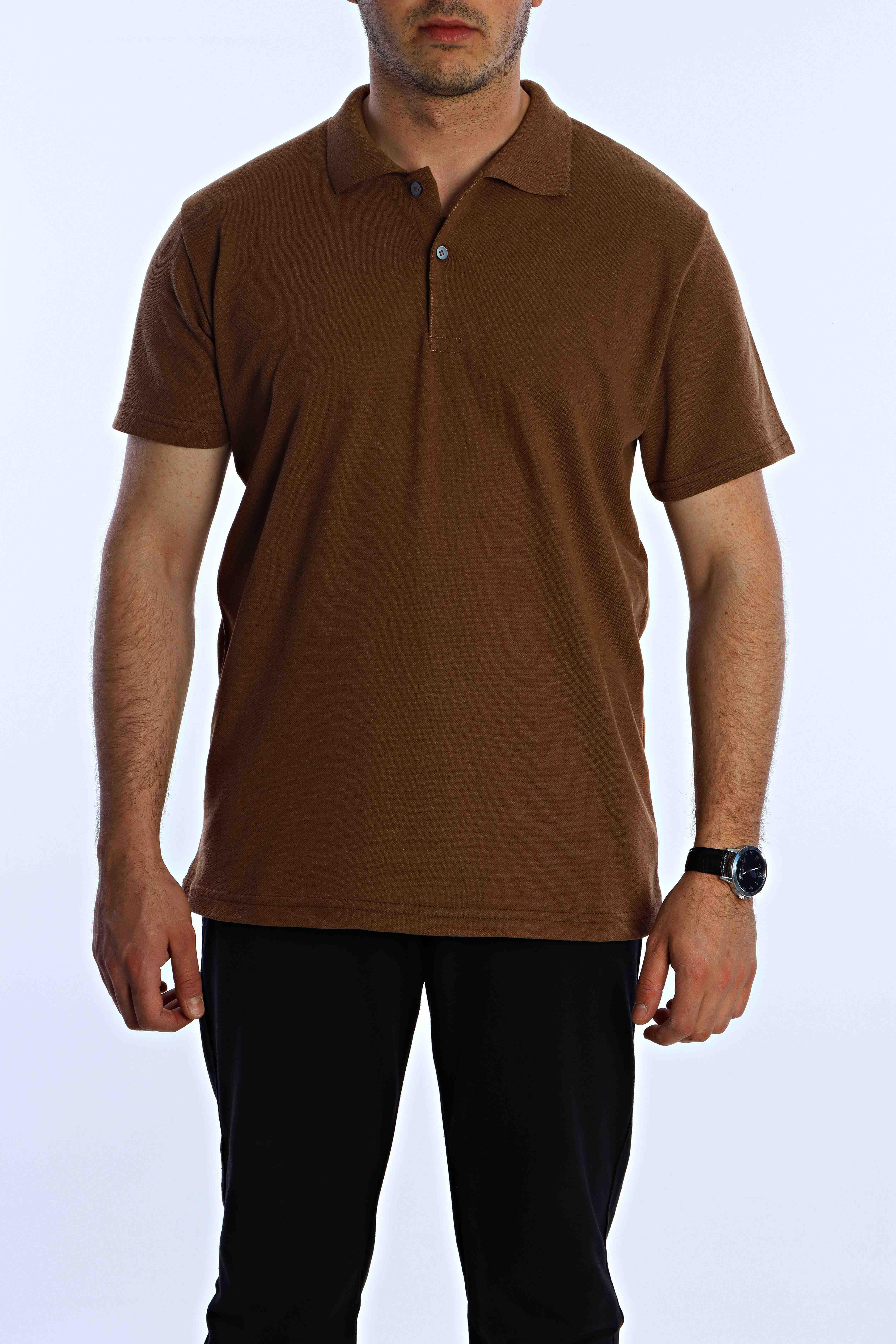 Betep Polo Yaka Tşört Taba