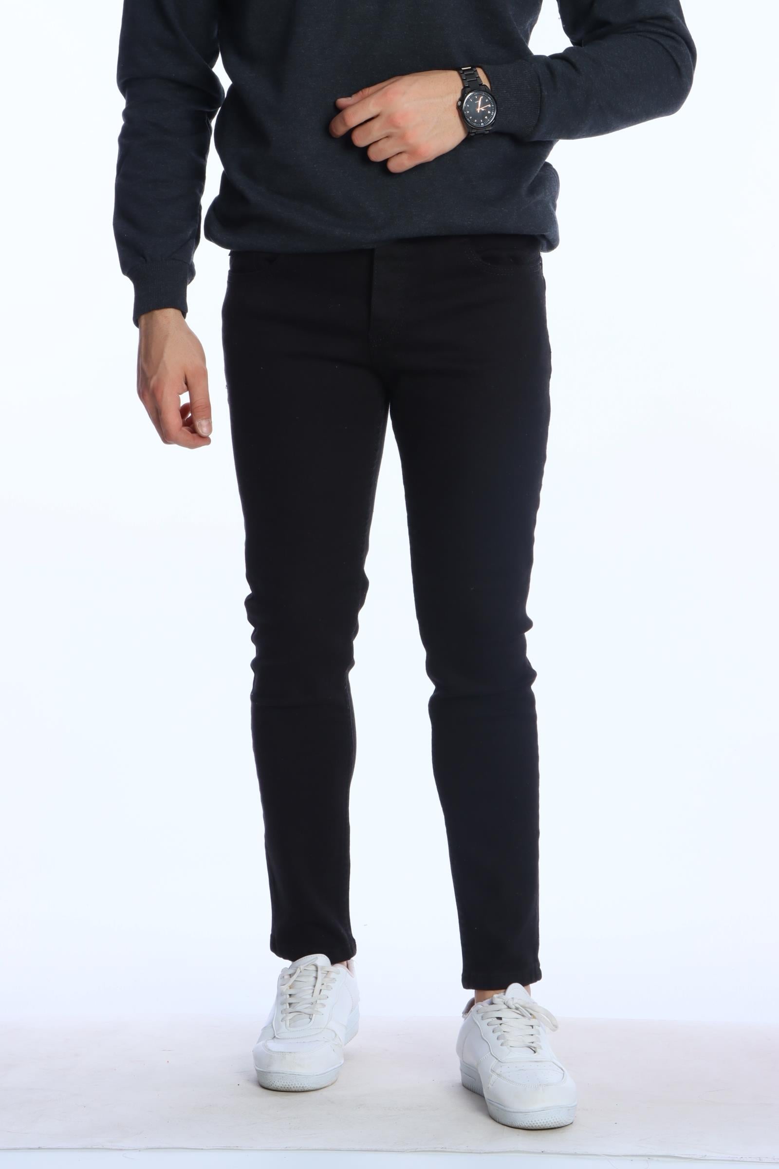 Big Rodoc Slimfit Kot Pantolon Siyah-Beyaz