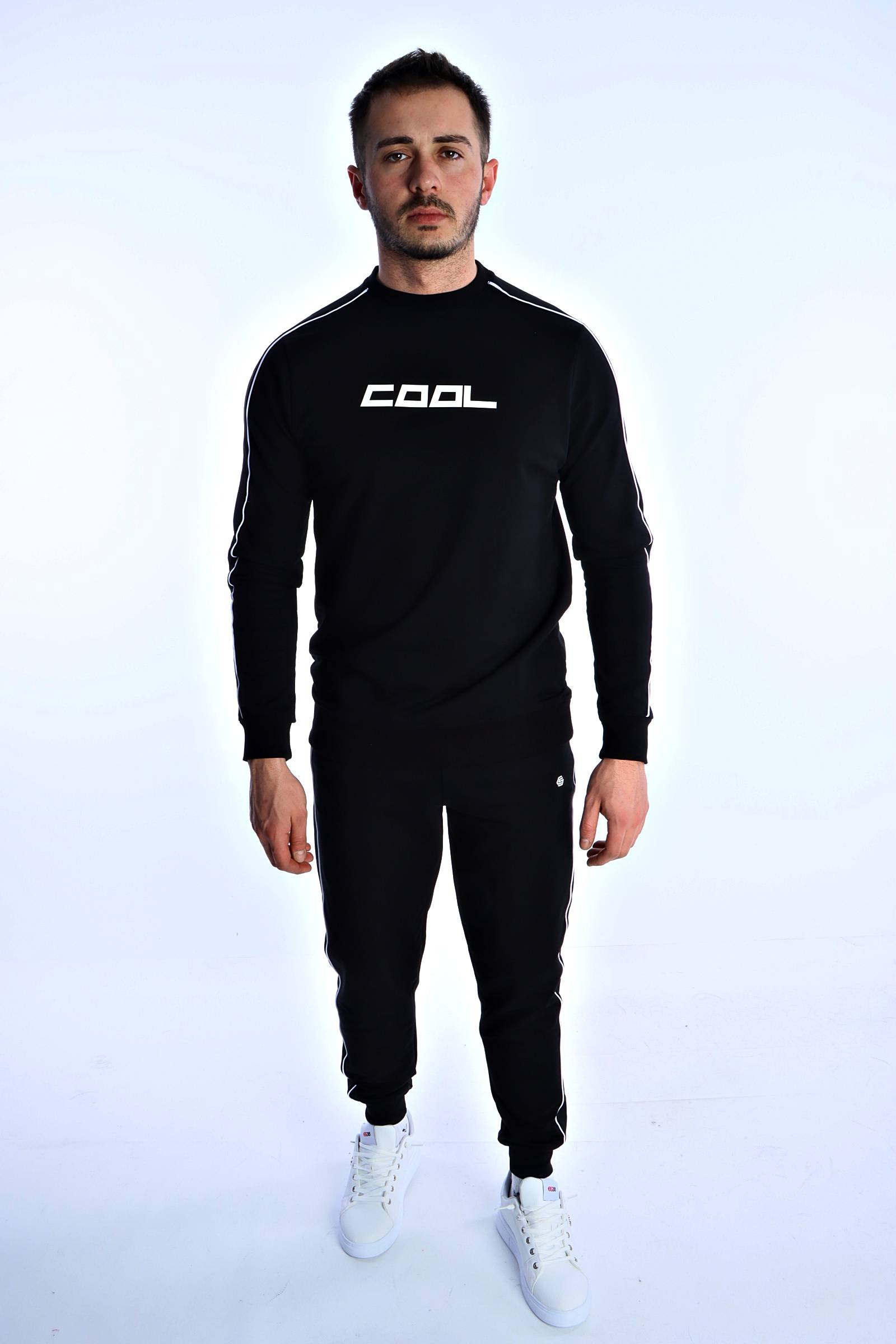 Coolstyle 3418 Çift Kıl Biyeli Takım Siyah