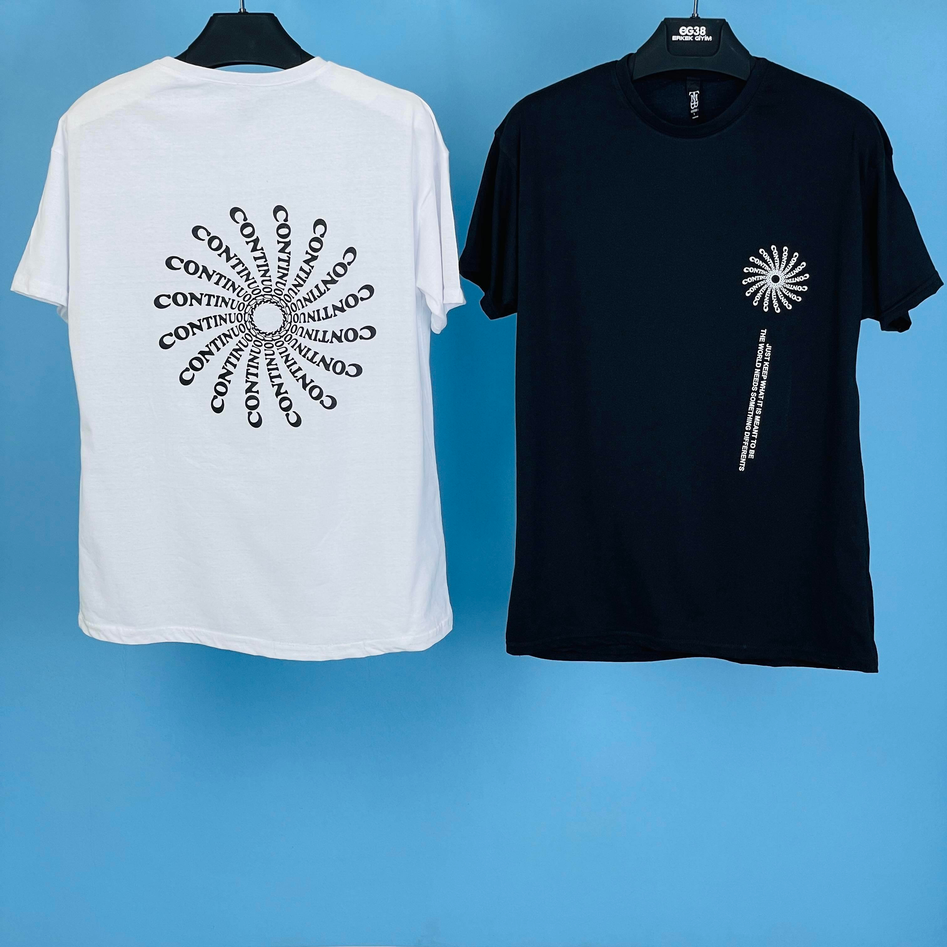 Countinuou Oversize Tişört Beyaz