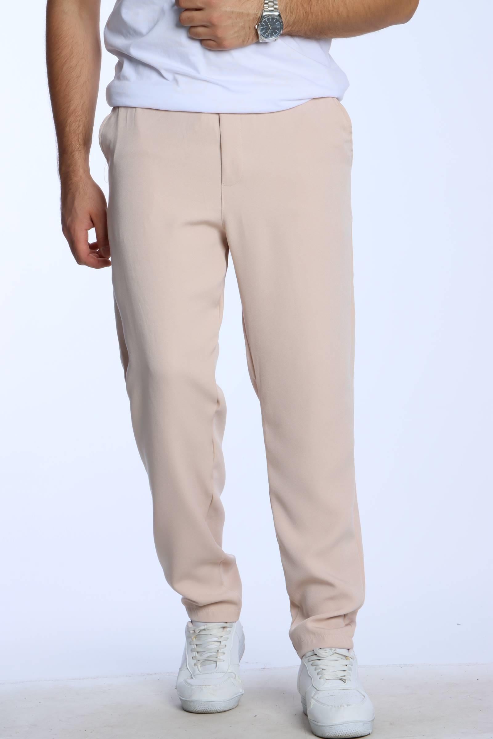 Eg38 Double Face Jogger Pantolon Bej