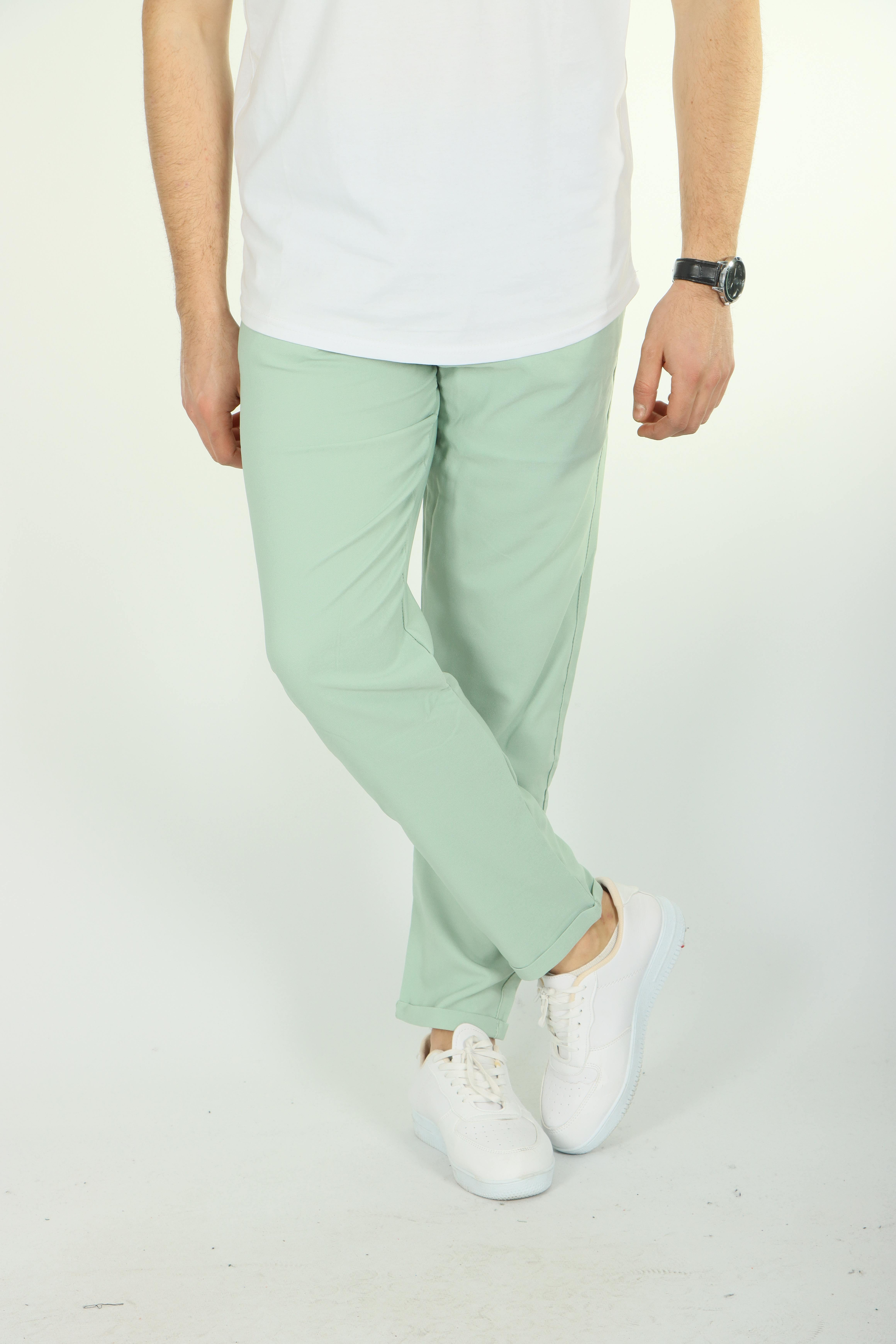 Eg38 Double Face Jogger Pantolon Mint Yeşili