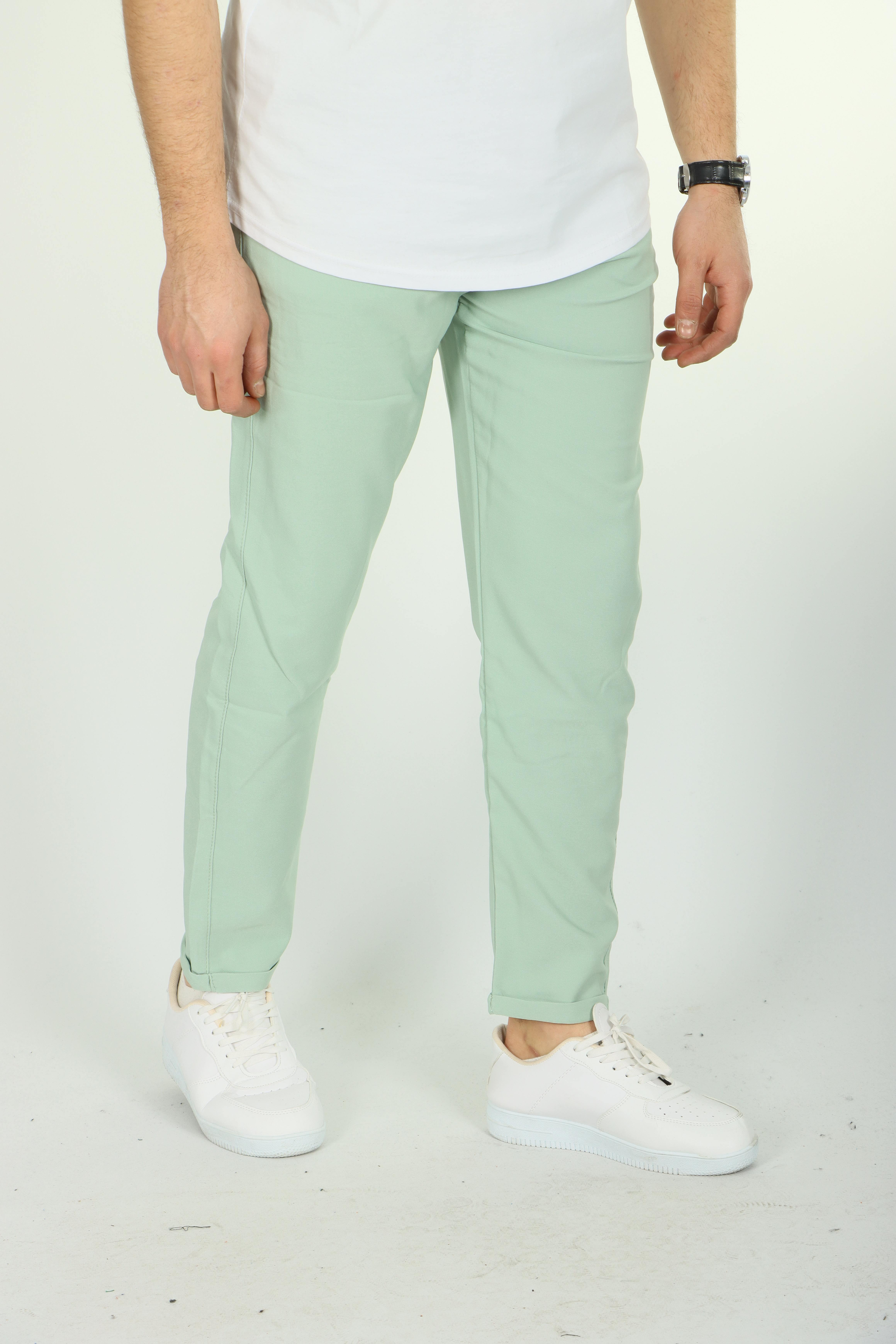 Eg38 Double Face Jogger Pantolon Mint Yeşili