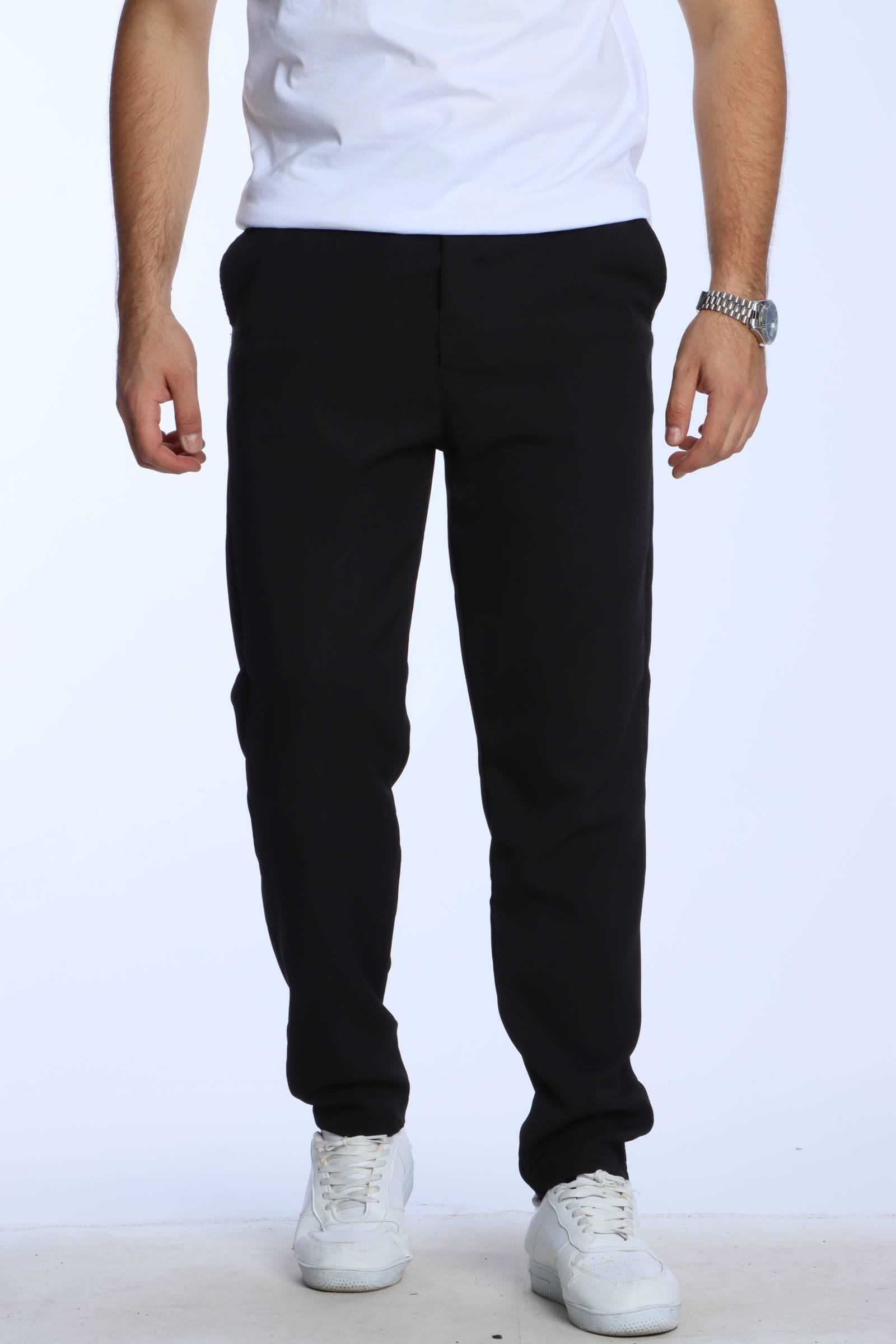 Eg38 Double Face Jogger Pantolon Siyah