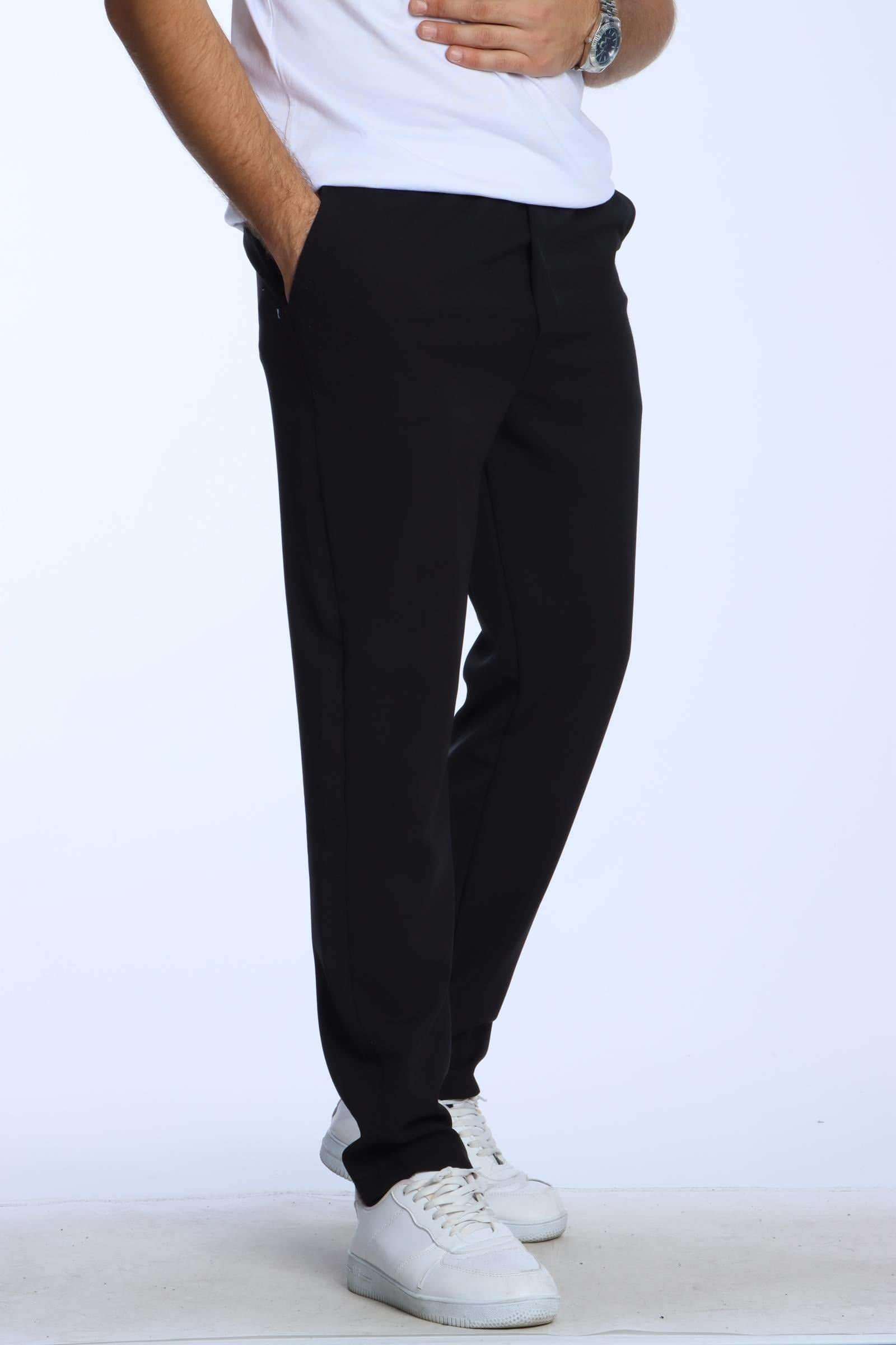 Eg38 Double Face Jogger Pantolon Siyah