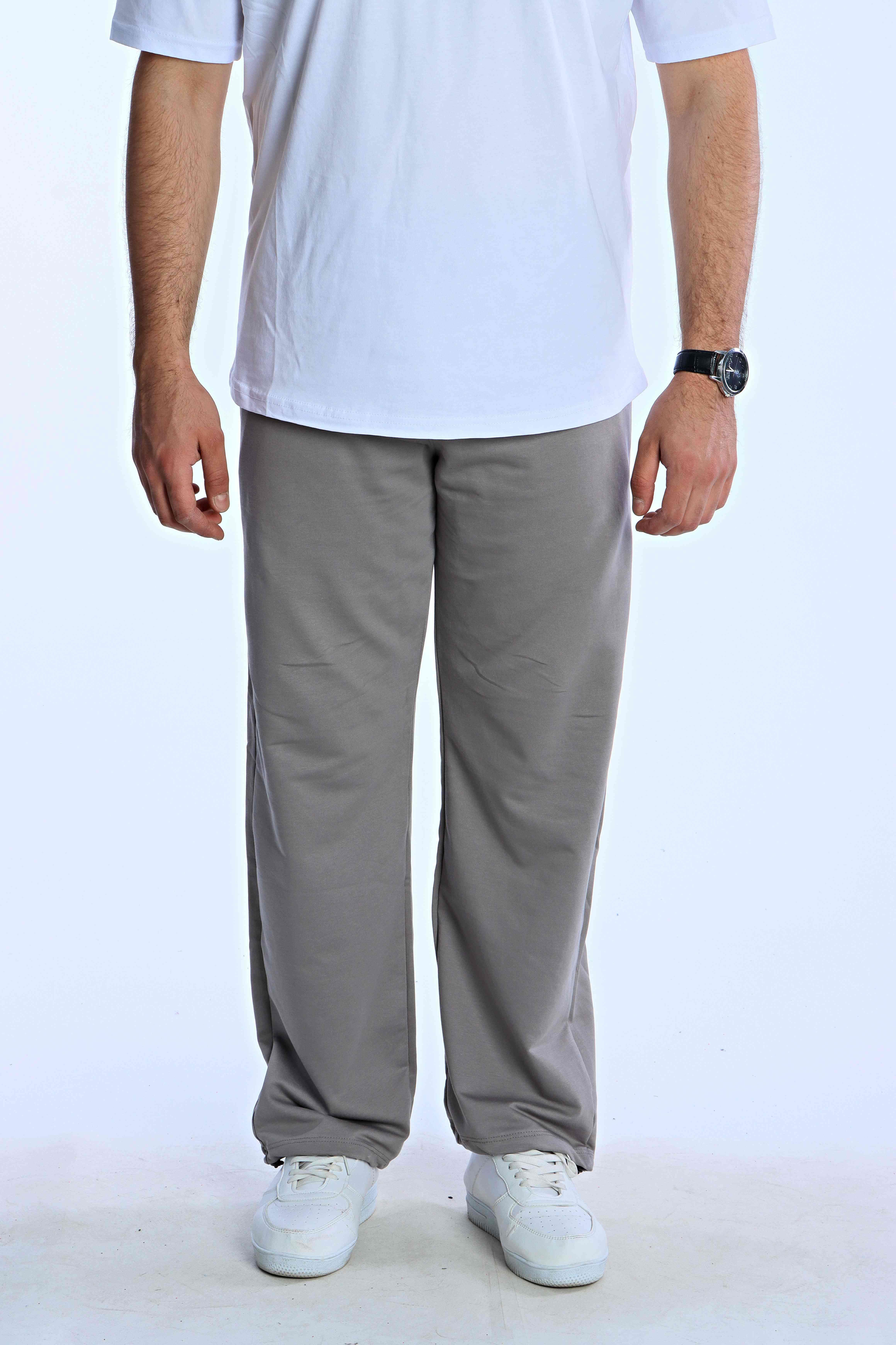 Eg38 Düz Baggy Eşofman Koyu Gri