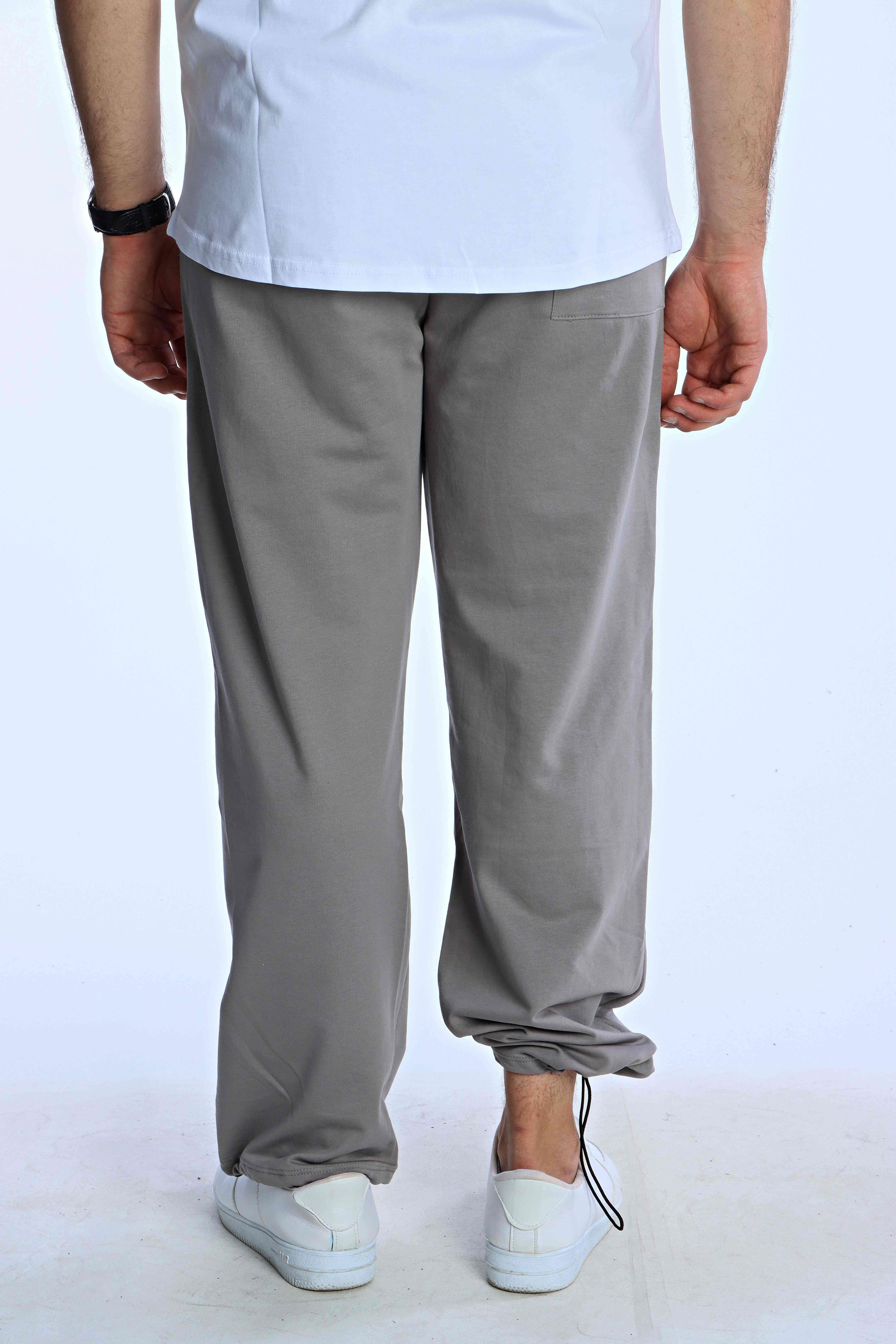 Eg38 Düz Baggy Eşofman Koyu Gri