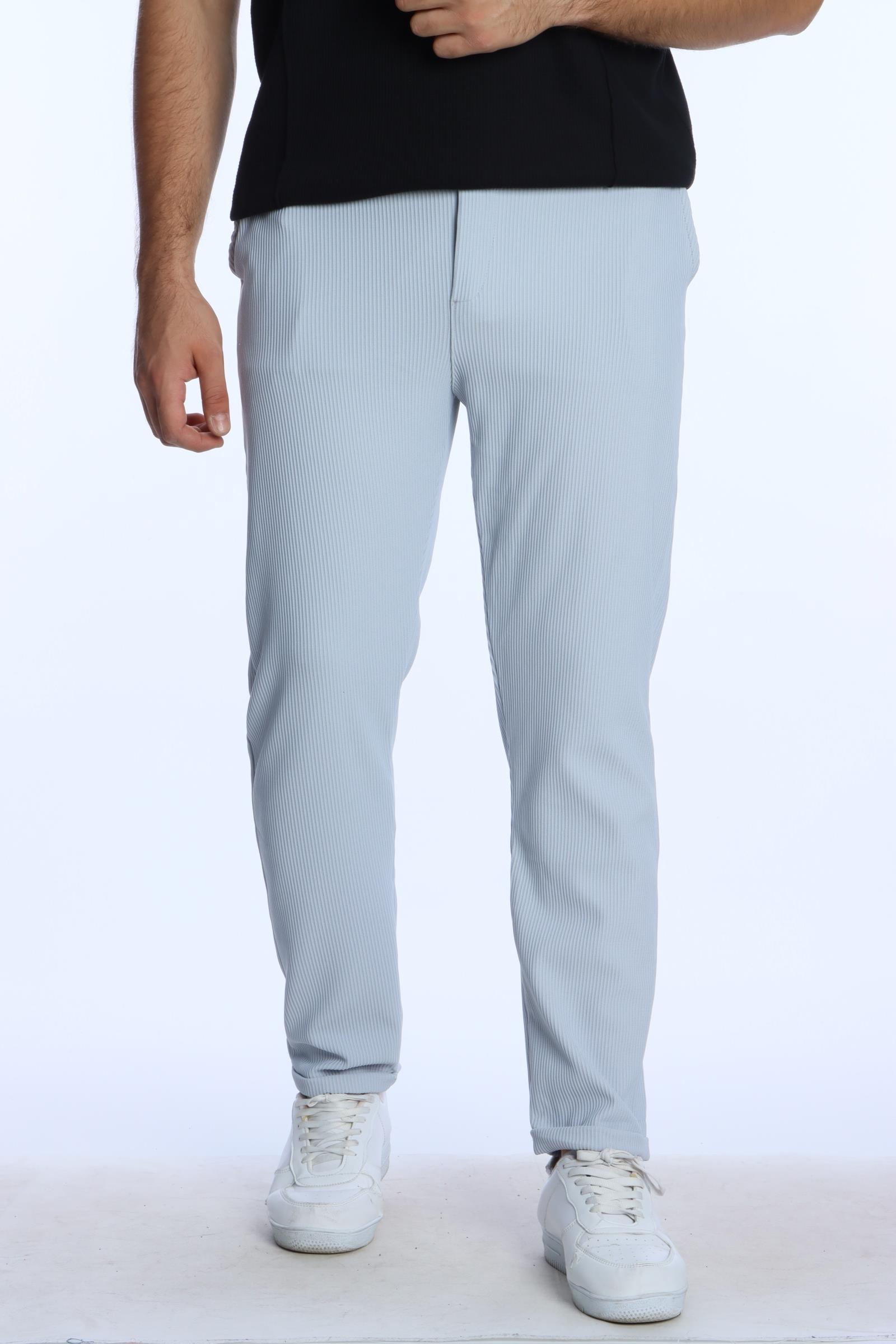 Eg38 Jamper Düğmeli Jogger Açık Gri