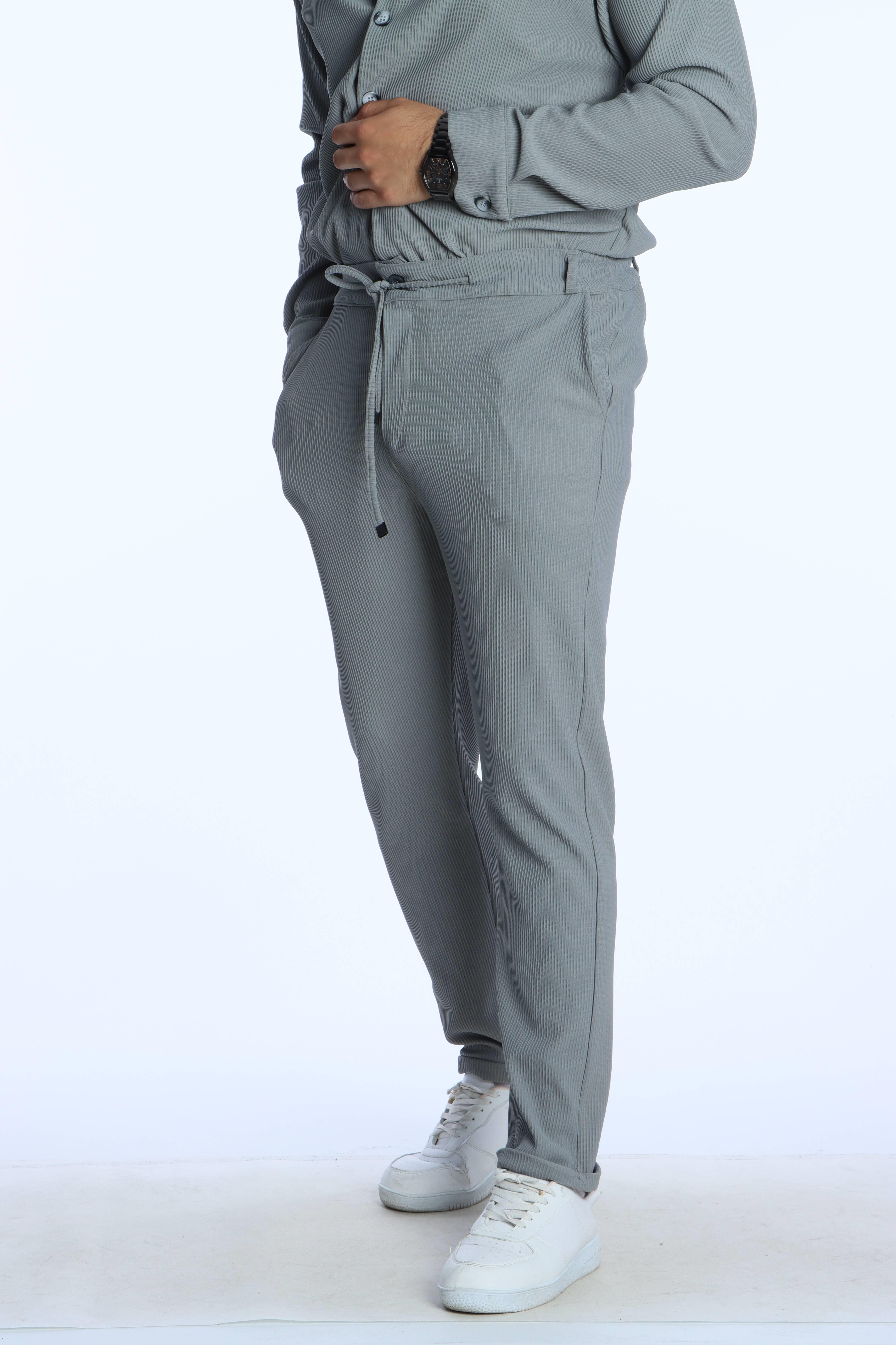 Eg38 Jamper Düğmeli Jogger Gri
