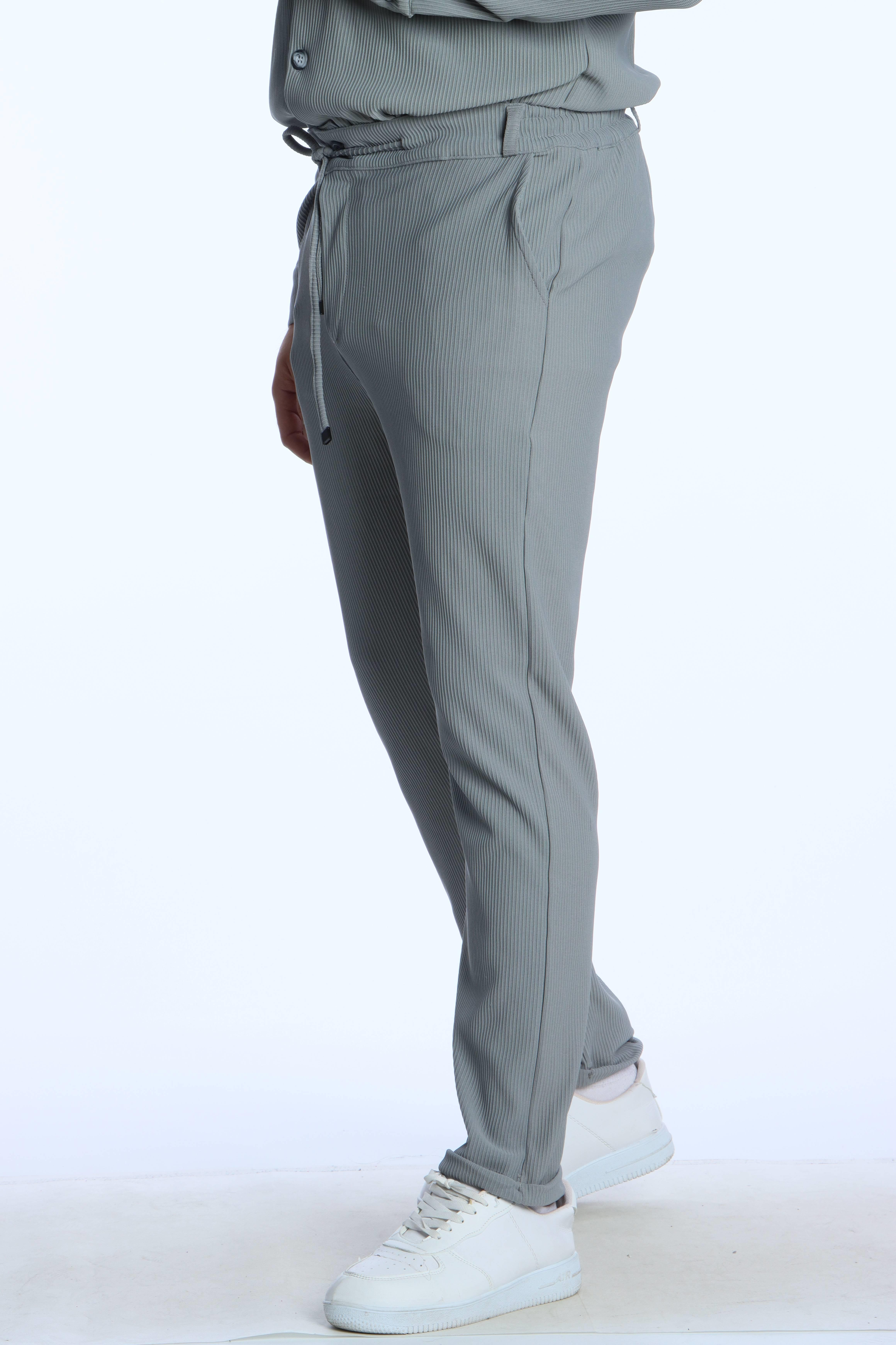 Eg38 Jamper Düğmeli Jogger Gri