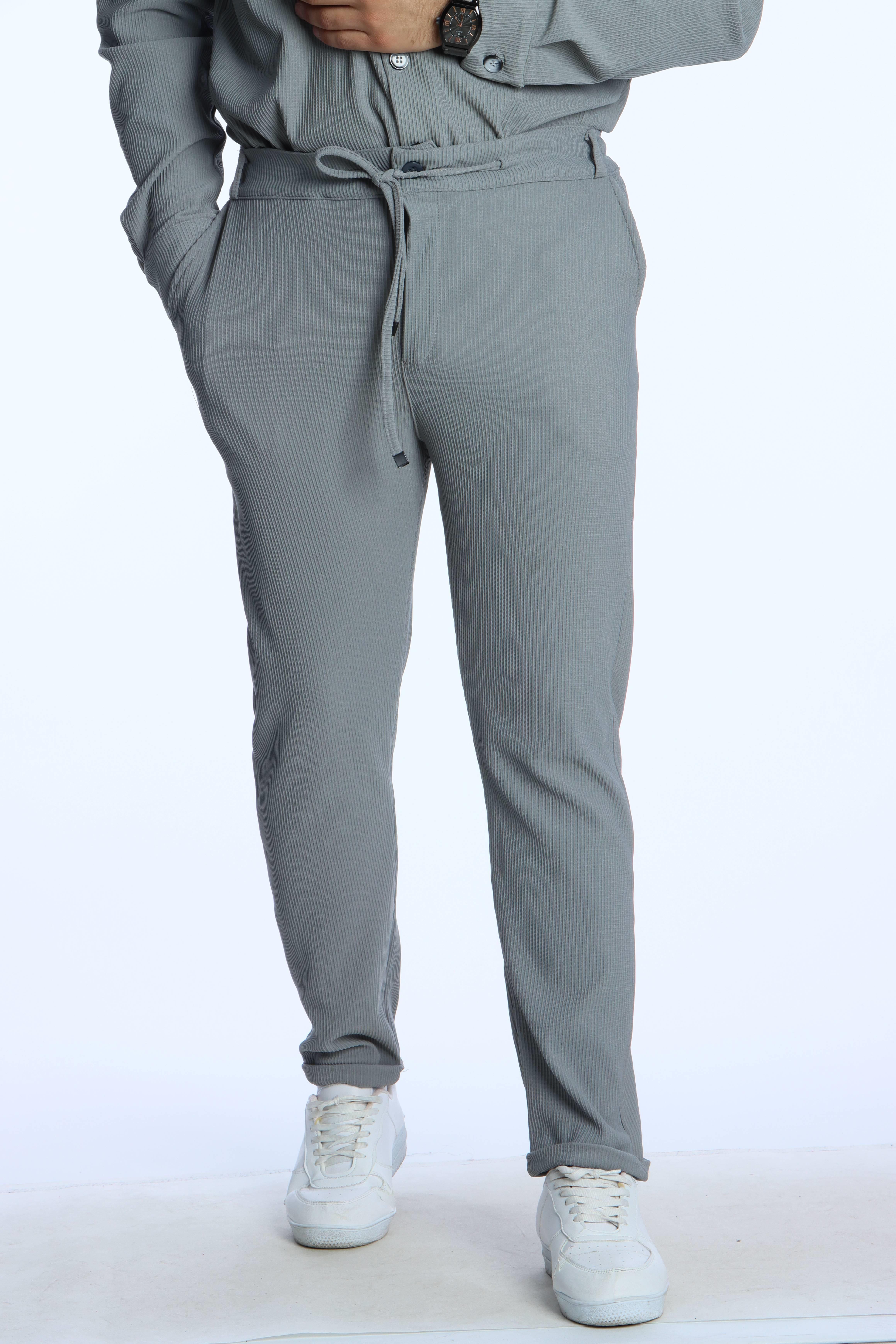 Eg38 Jamper Düğmeli Jogger Gri