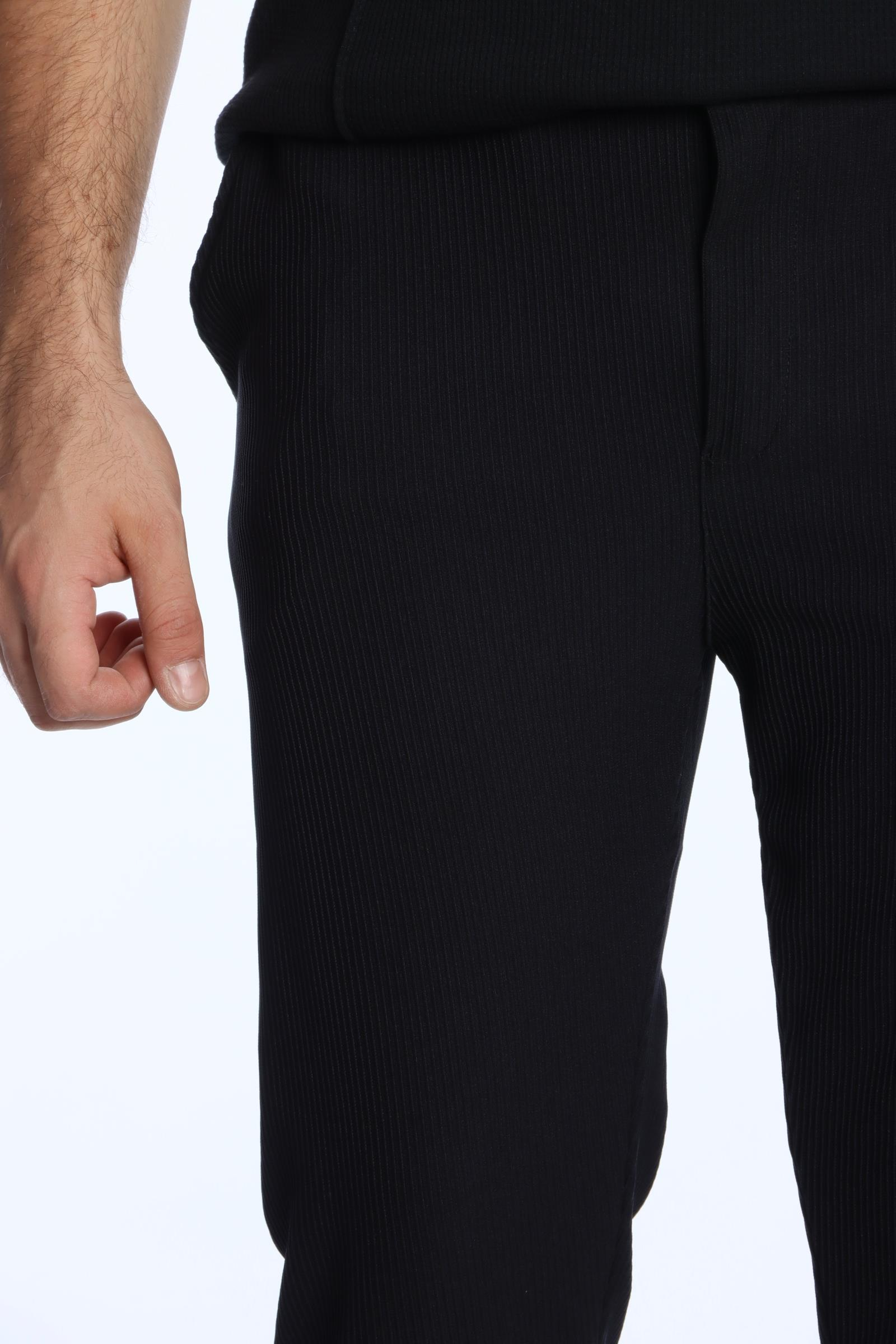 Eg38 Jamper Düğmeli Jogger Siyah