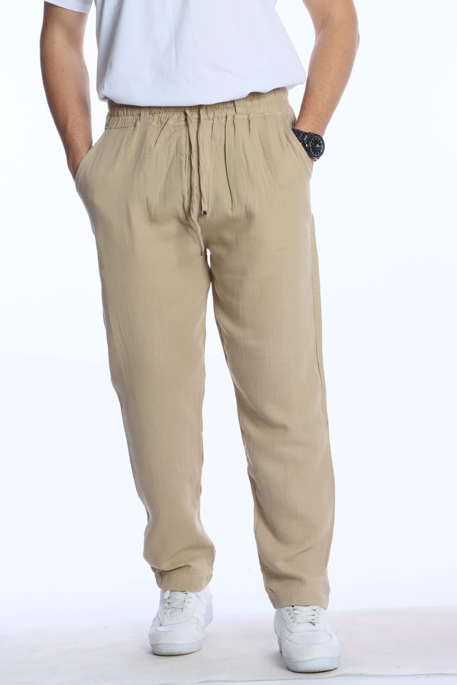 Müslim Baggy Pantolon Krem