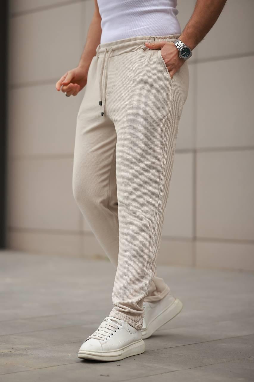 Petek Jogger Pantolon Krem