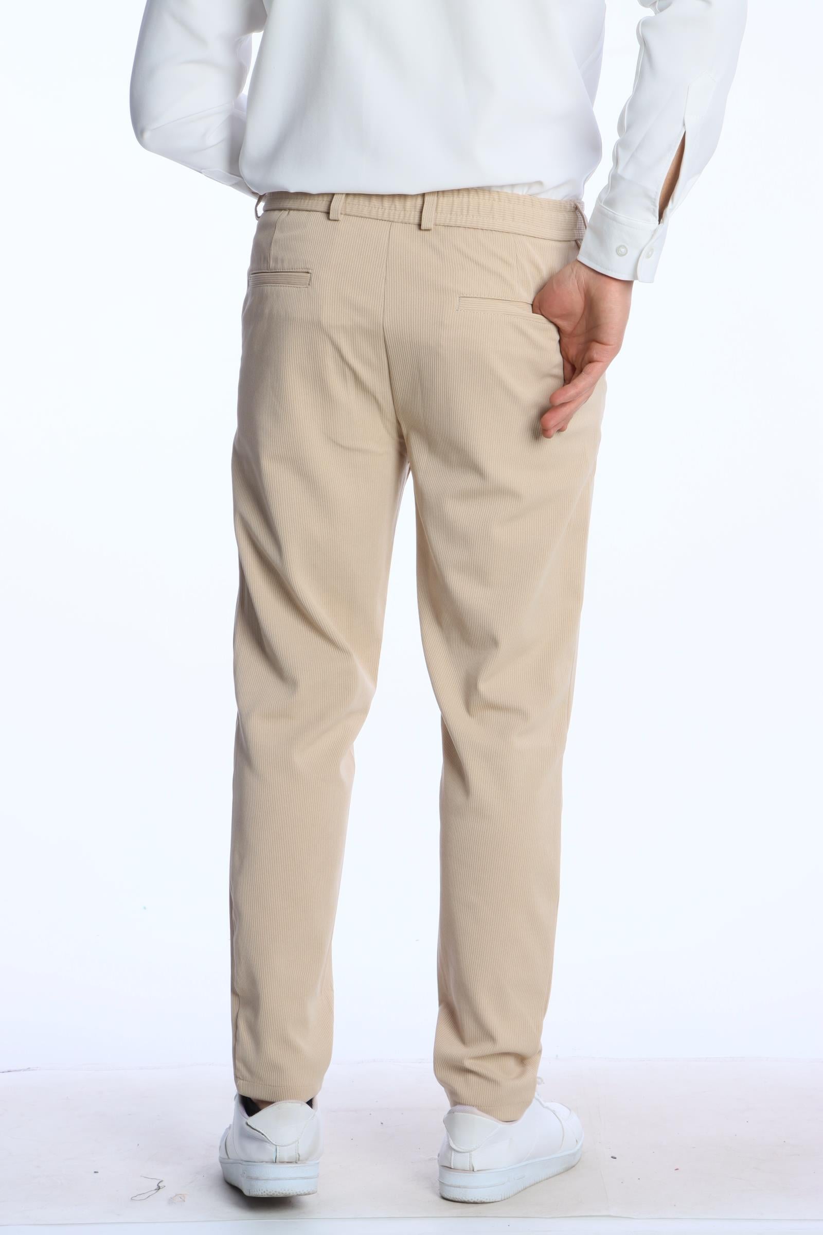 Rbr 01 Fitilli Jogger Pantolon Bej